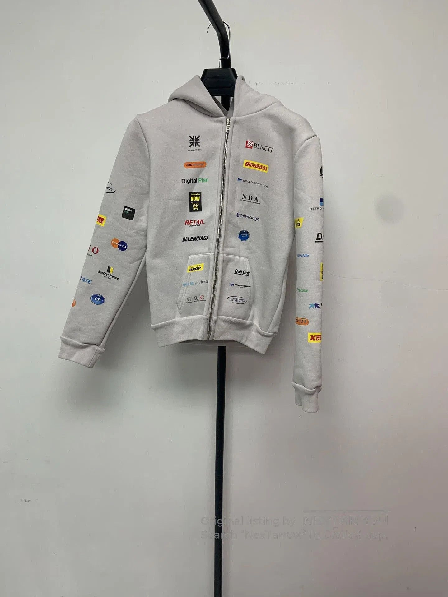 Balenciaga balenciaga logo print casual hoodie. Size M / US 6-8 / IT 42-44 - 1 Thumbnail