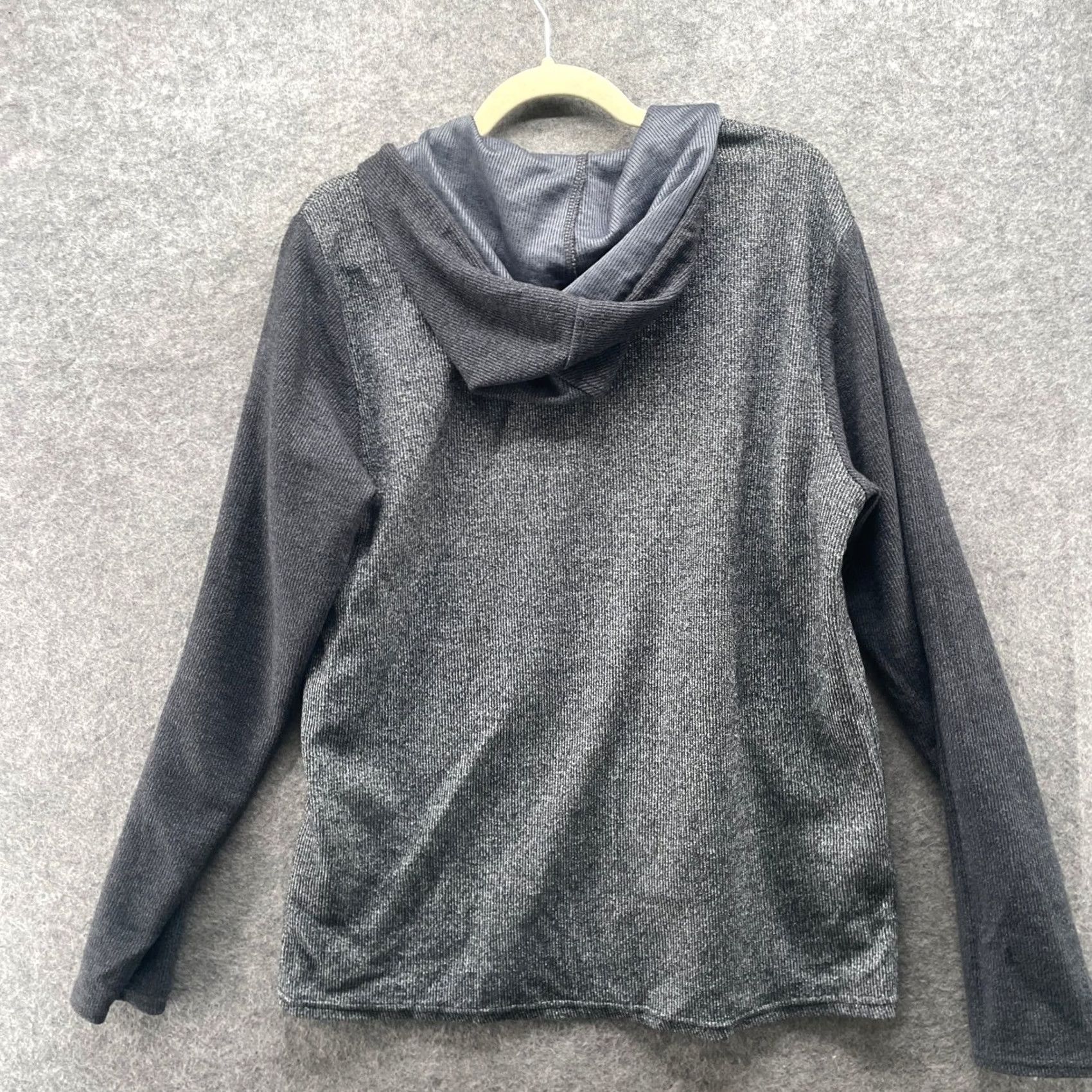 Hurley Hurley Hoodie Mens Large Gray Pullover Henley Towel Textured Cotton Blend Size US L / EU 52-54 / 3 - 2 Thumbnail