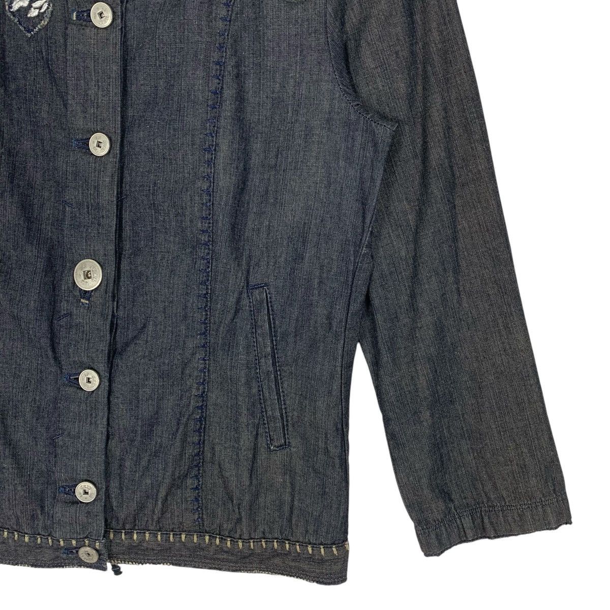 Designer Marithe & Francois Girbaud Designer Luxury Denim Jacket Size XS / US 0-2 / IT 36-38 - 6 Thumbnail