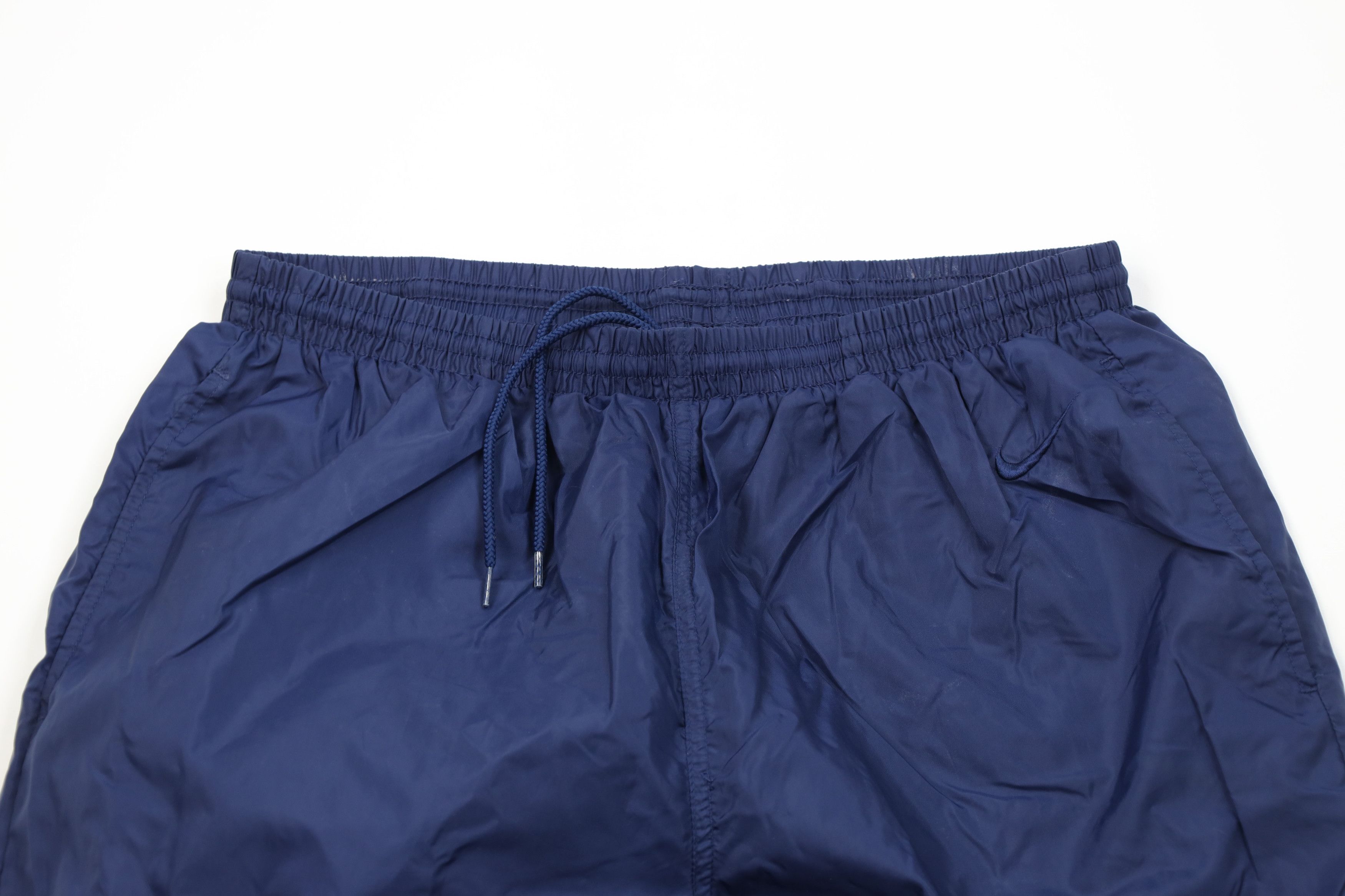 Nike Vintage 90s Nike Mini Swoosh Windbreaker Joggers Pants Blue Size US 38 / EU 54 - 2 Thumbnail