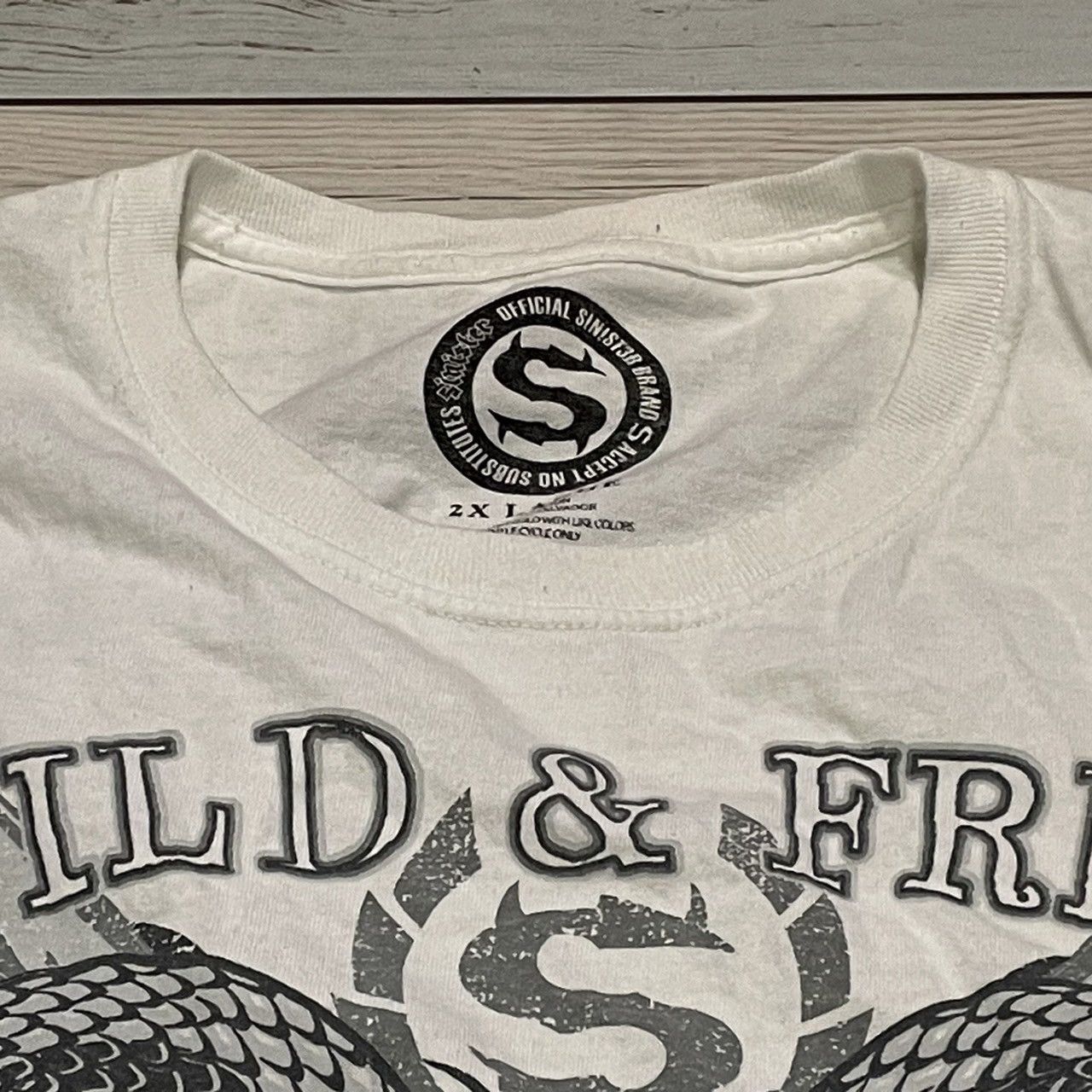 Affliction × Ed Hardy × Tapout Rare Wings Cross Tee Y2K Affliction Style Size US XXL / EU 58 / 5 - 3 Thumbnail