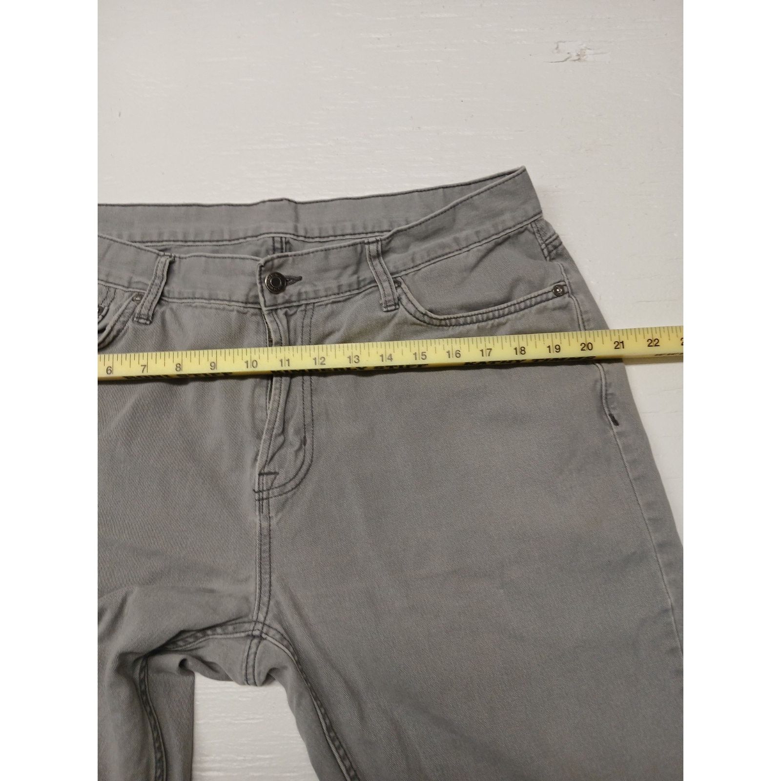 Other Unbranded (36x32) Gray Boot Cut Relaxed Denim Jeans Size US 36 / EU 52 - 3 Thumbnail