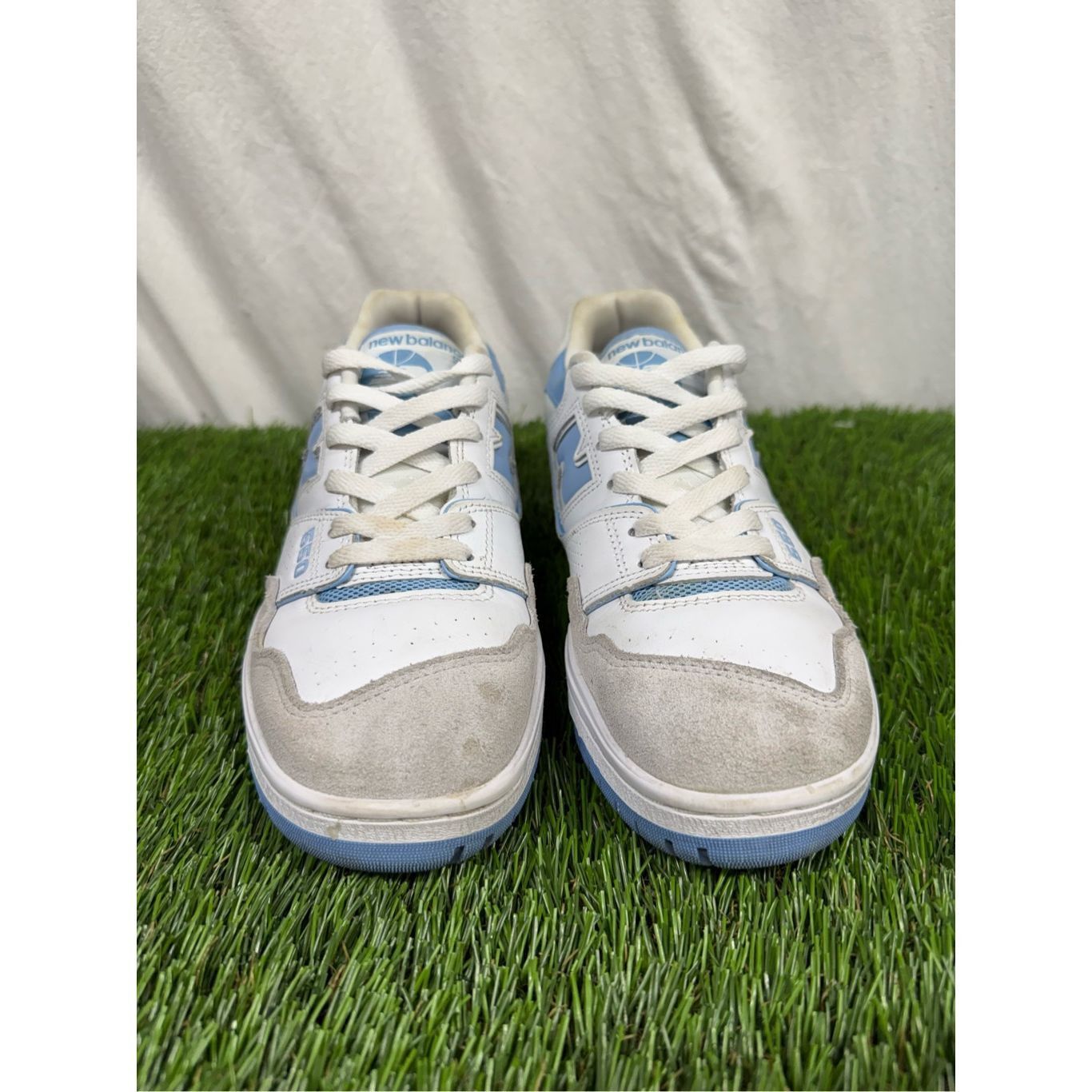 New Balance Size 8 - New Balance 550 White Blue Haze UNC OG box Fire Size US 8 / EU 41 - 2 Thumbnail