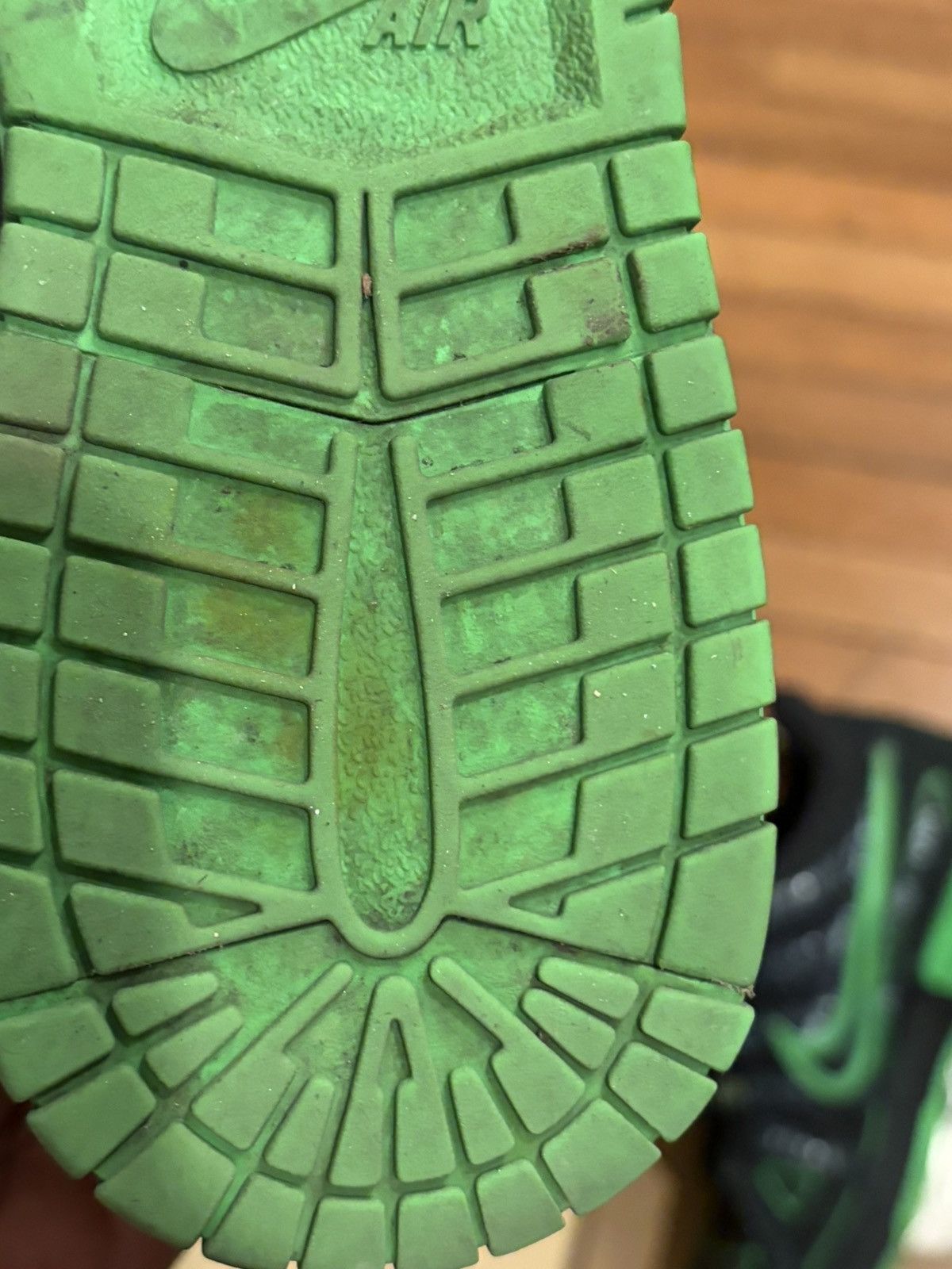 Nike Nike Air Rubber Dunk x Off-White Low Green Strike Size US 7.5 / IT 37.5 - 10 Thumbnail