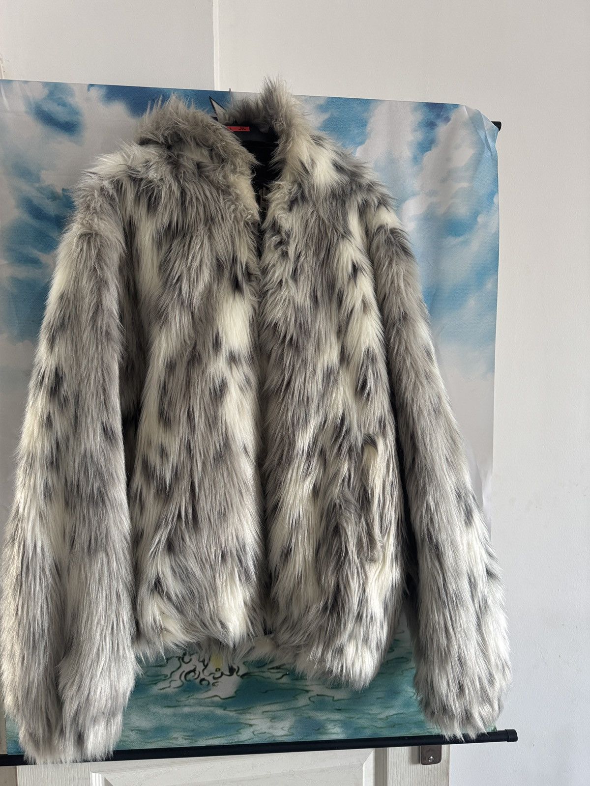 Corteiz Hooded Fur Jacket