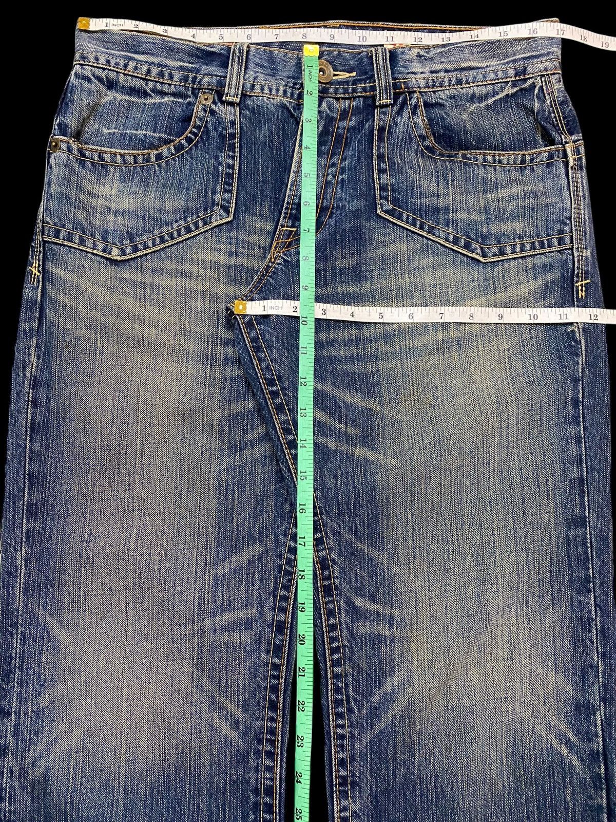 Japanese Brand Vintage Japanese Brand Rush Hour Mud Wash Baggy Jeans Size US 34 / EU 50 - 16 Thumbnail