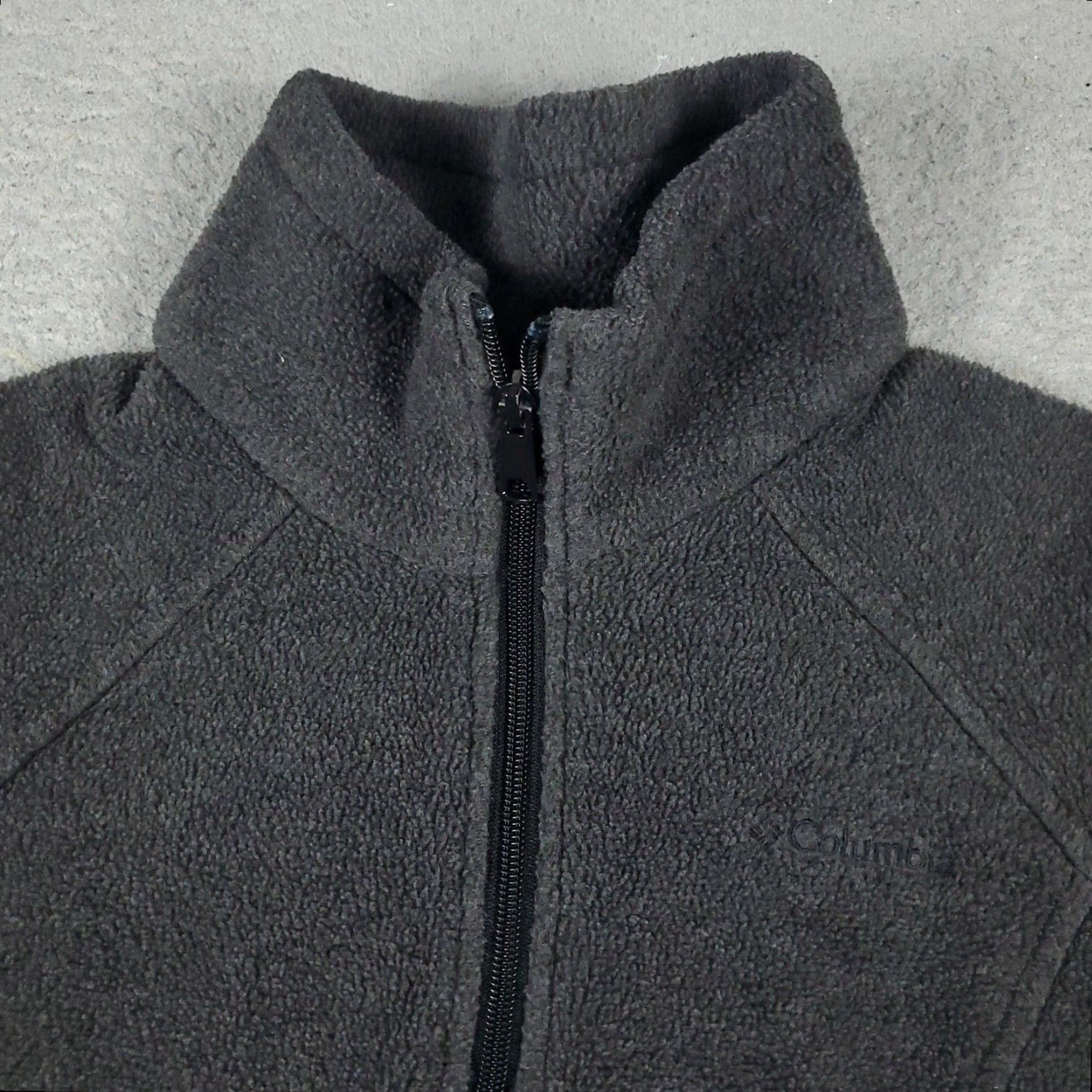 Vintage Columbia Sweater Women’s Small Gray Fleece 1/4 Zip Up Pullover Sweatshirt Size S / US 4 / IT 40 - 3 Thumbnail