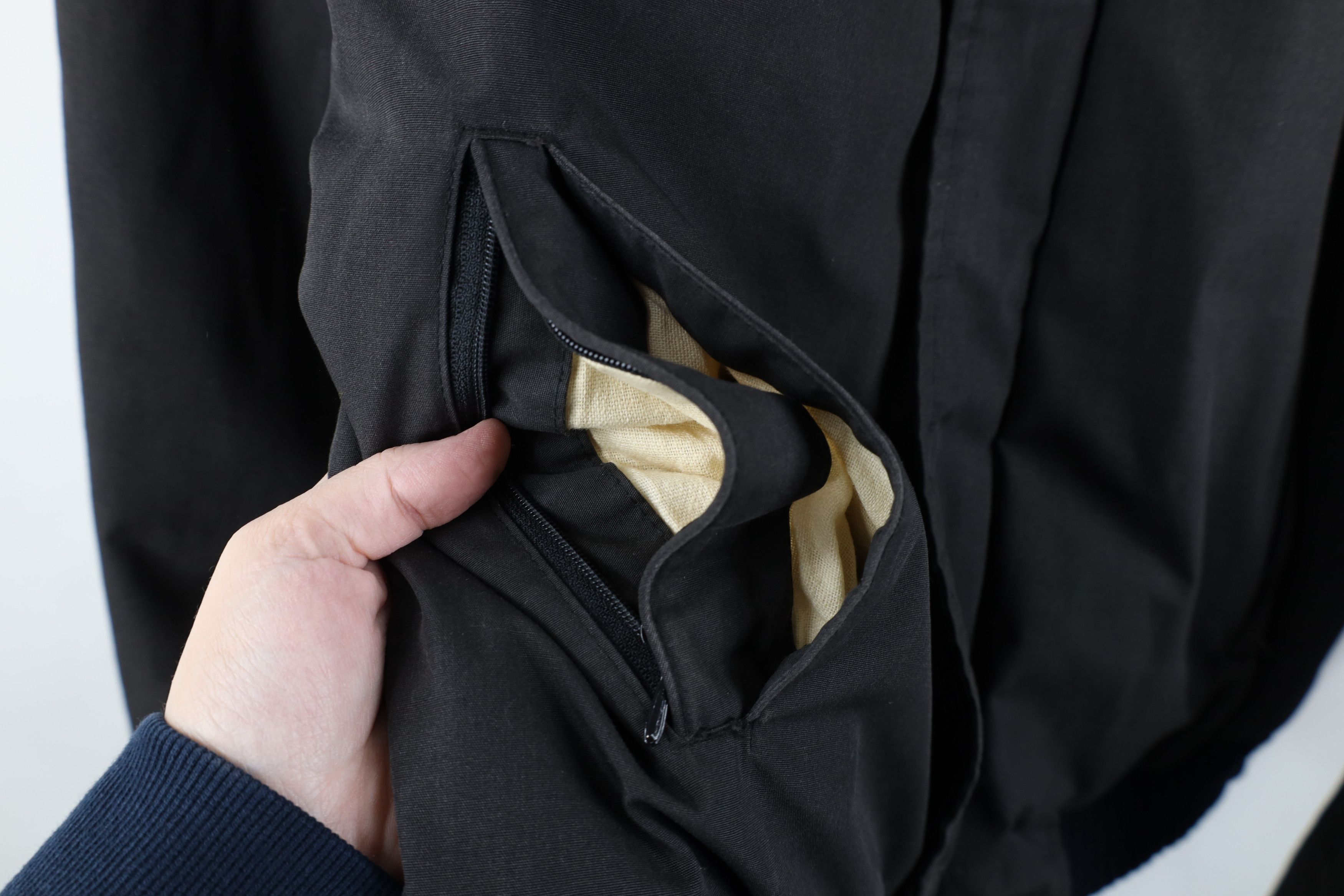 Vintage Vintage 80s 90s Streetwear Full Zip Bomber Jacket Black Size US L / EU 52-54 / 3 - 6 Thumbnail