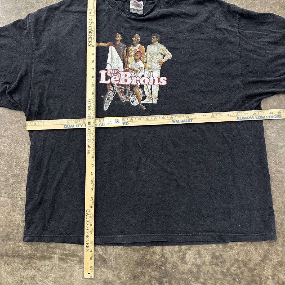 Nike Vintage Nike LeBron James The LeBrons Cartoon Promo T-Shirt Size US XXL / EU 58 / 5 - 5 Thumbnail