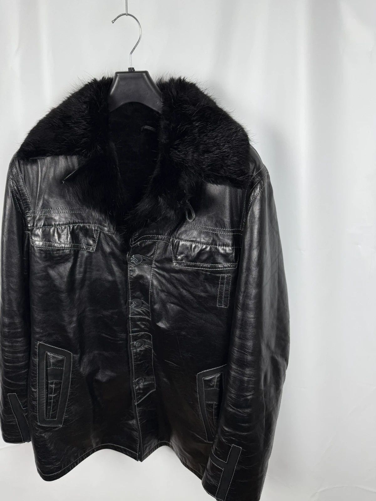 Other Ambrossio Genuine Leather Men Coat Warm size 50 Size US M / EU 48-50 / 2 - 9 Thumbnail
