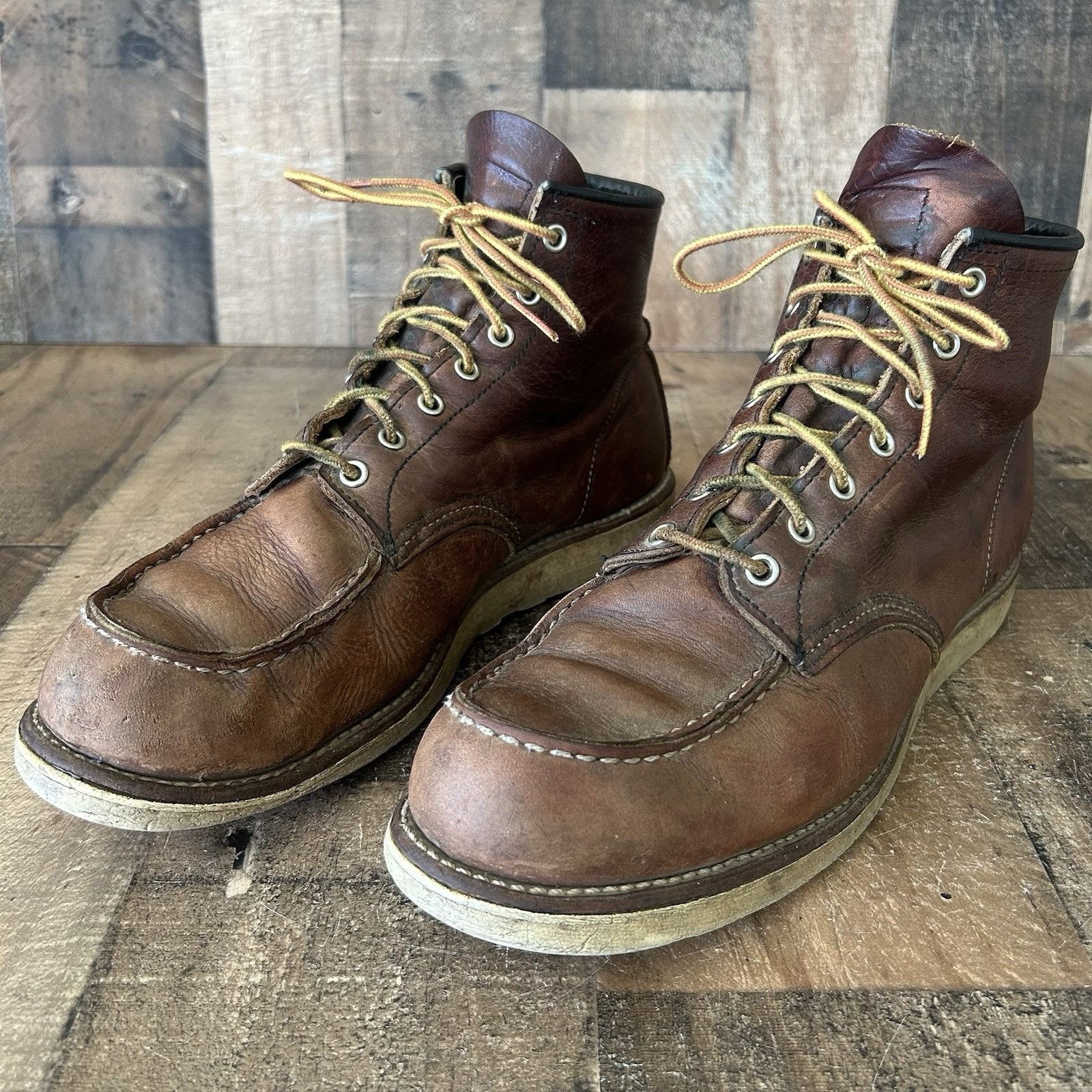Red Wing Red Wing 8138 Heritage Moc Toe Work Boots Mens 11.5 D Size US 11.5 / EU 44-45 - 12 Thumbnail
