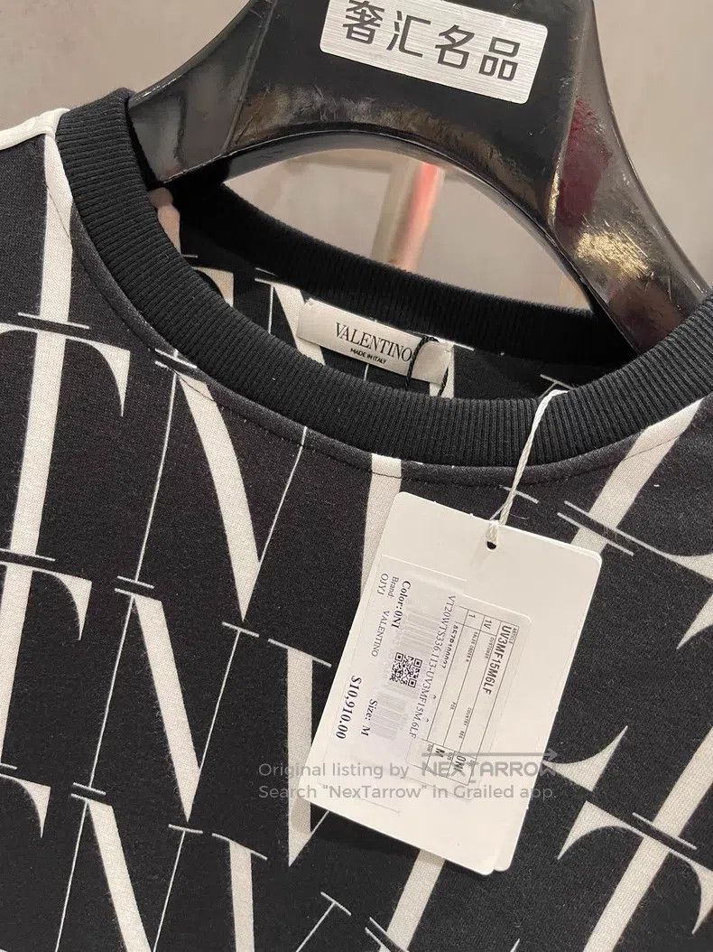Valentino Valentino Stitched men's sweatshirt Size US M / EU 48-50 / 2 - 2 Thumbnail