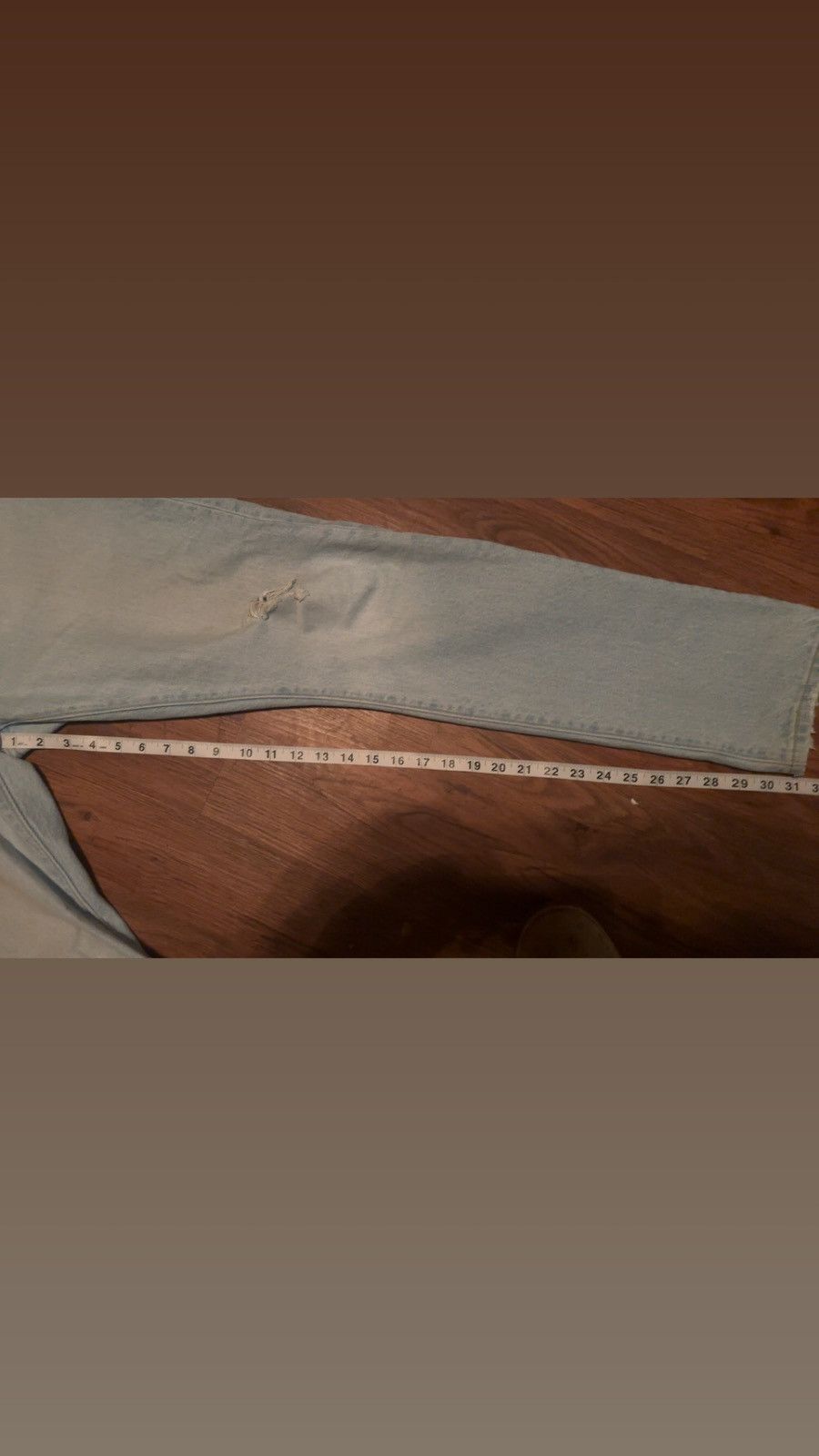 Levi's Levi’s 501 distressed straight jeans Size US 34 / EU 50 - 4 Thumbnail