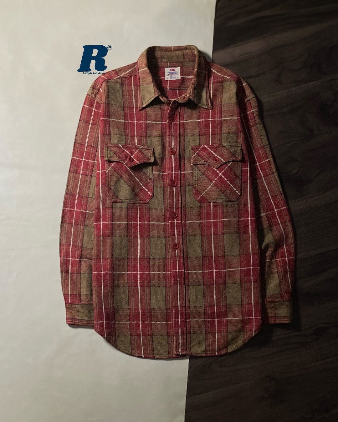 Levi's Heavy Flannel Shirt LEVIS Size L fit XL Size US XL / EU 56 / 4 - 1 Thumbnail