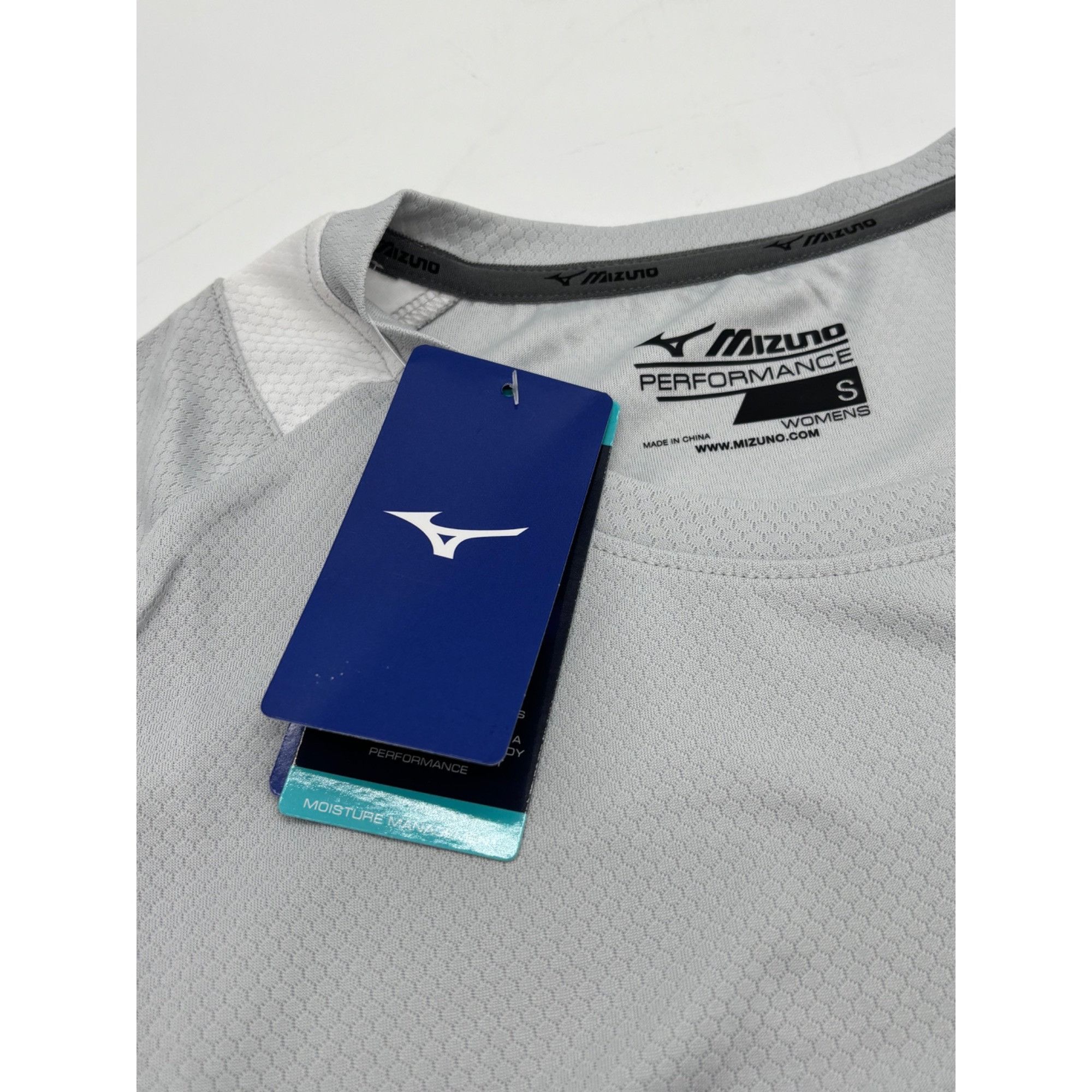 Mizuno Mizuno Women’s Softball Crew Neck Jersey, Gray/White, Sz. S Size S / US 4 / IT 40 - 6 Thumbnail