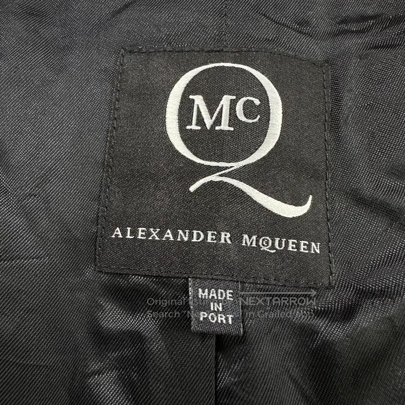 Alexander McQueen Alexander Mcqueen Black stitched collar suit Size 50R - 5 Thumbnail