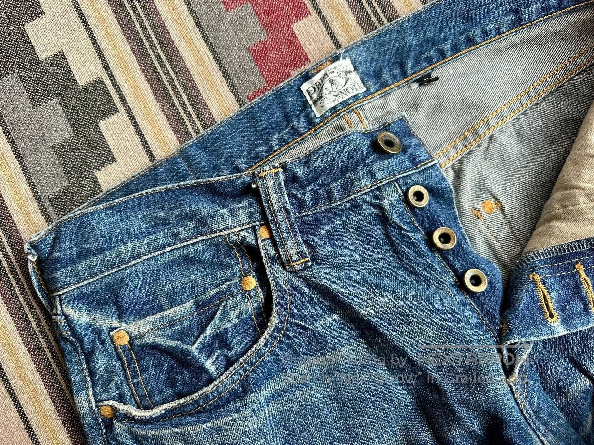 Prps Prps Noir Heavy Wash Distressed Jeans. Size US 32 / EU 48 - 4 Thumbnail