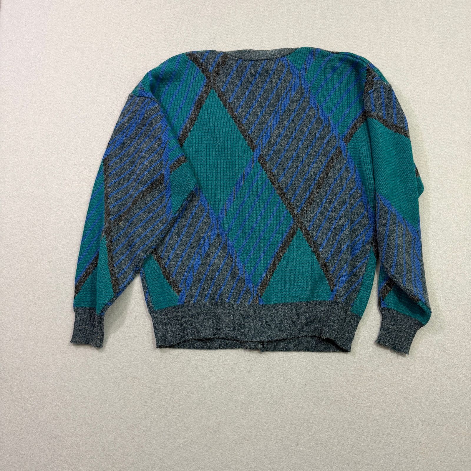 Vintage Vintage Chapel Hill Cardigan Sweater Men's XL Geometric Knit Size US XL / EU 56 / 4 - 6 Thumbnail