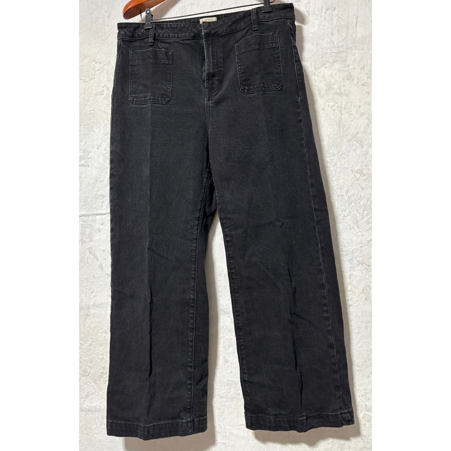 Other Size 14 | ELOQUII Women’s Wide Leg Black Denim Trouser Jeans Size 36" / US 14 / IT 50 - 11 Thumbnail