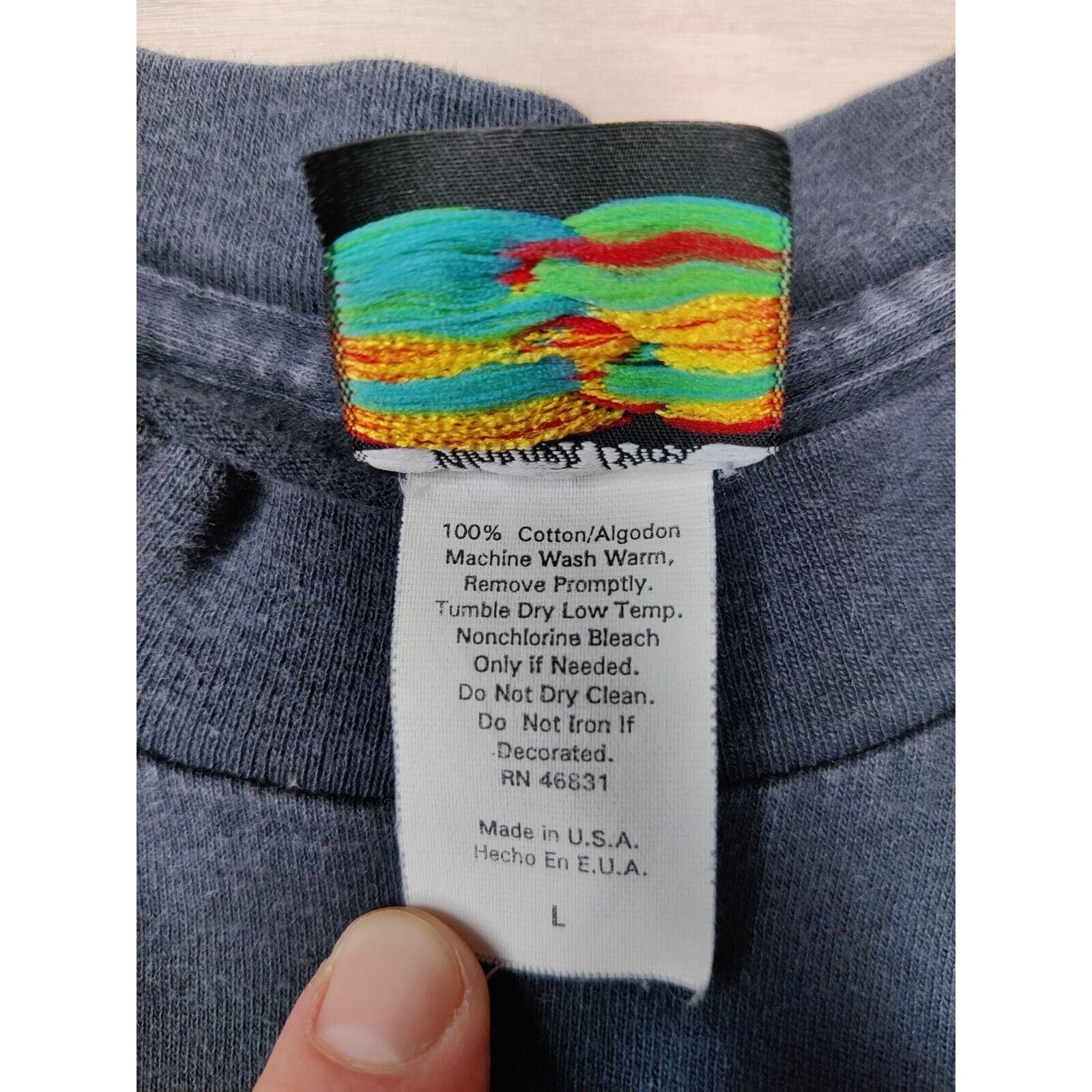Vintage Vintage Space Jam Long Sleeve T-Shirt L 1996 Black Single St Size US L / EU 52-54 / 3 - 10 Thumbnail