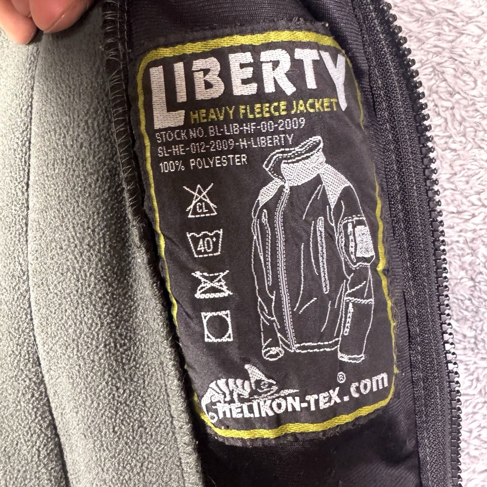 Vintage Helikon-Tex Liberty Heavy Fleece Jacket S Combat Military Green Tech Tactical Size US S / EU 44-46 / 1 - 4 Thumbnail