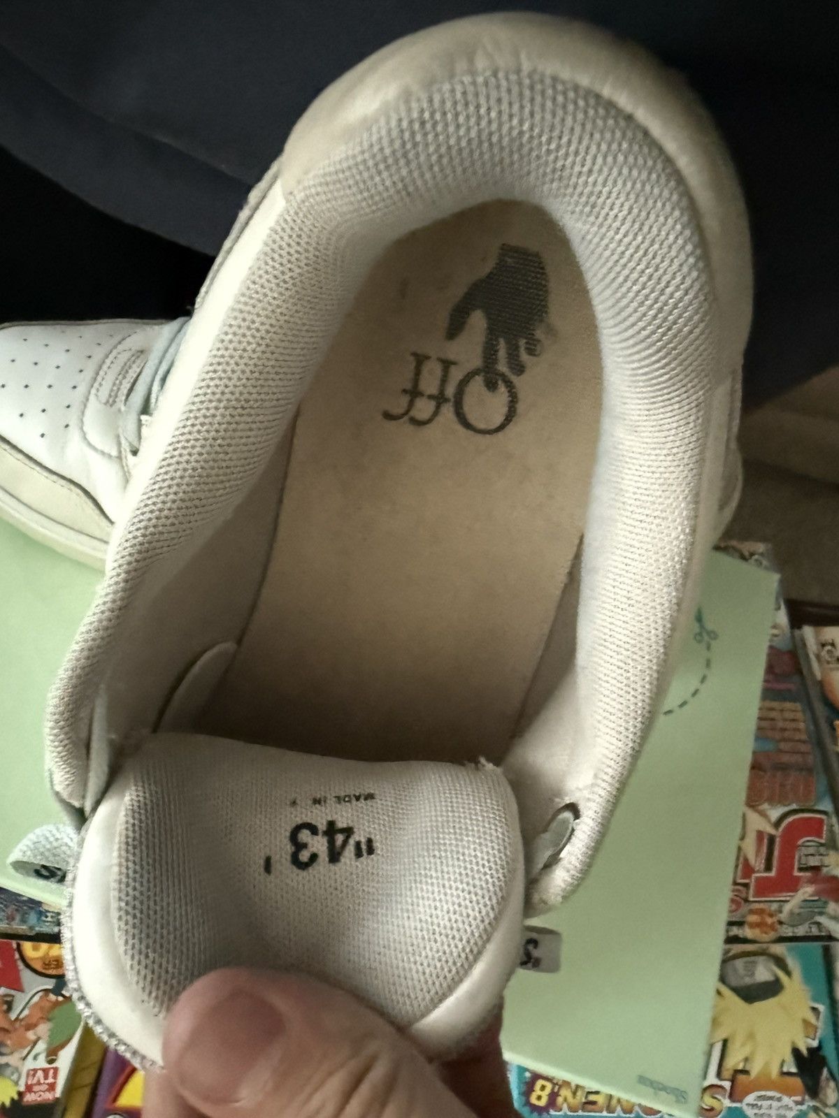 Off-White OFF-WHITE OUT OF OFFICE CREAM SNEAKERS w/ BOX Size US 10 / EU 43 - 11 Thumbnail