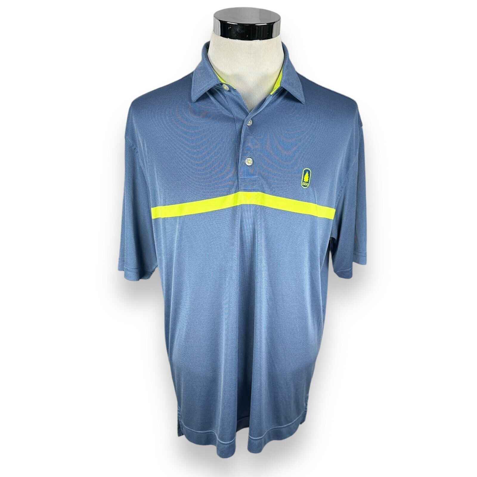 Footjoy FootJoy Polo Shirt Men's XL Blue Polyester Riverton Golf Size US XL / EU 56 / 4 - 1 Thumbnail