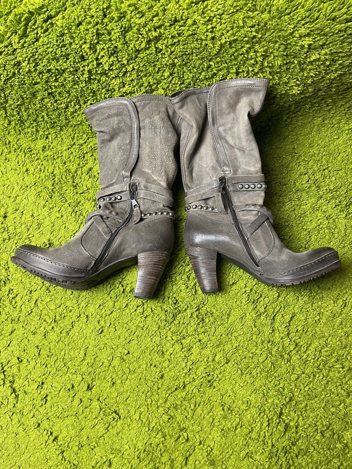 A.S.98 Airsteps A.S. 98 avant garde real leather high ankle boots Size US 8 / IT 38 - 3 Thumbnail