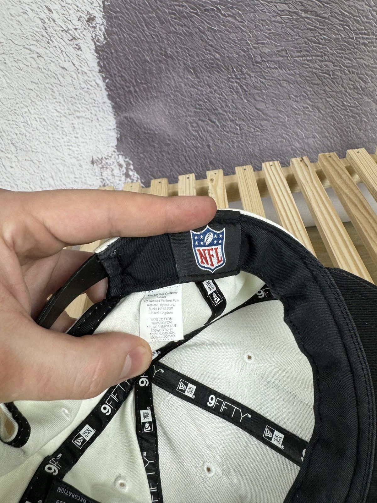 New Era New Era Raiders vintage black white NFL cap size S-M Size ONE SIZE - 8 Thumbnail