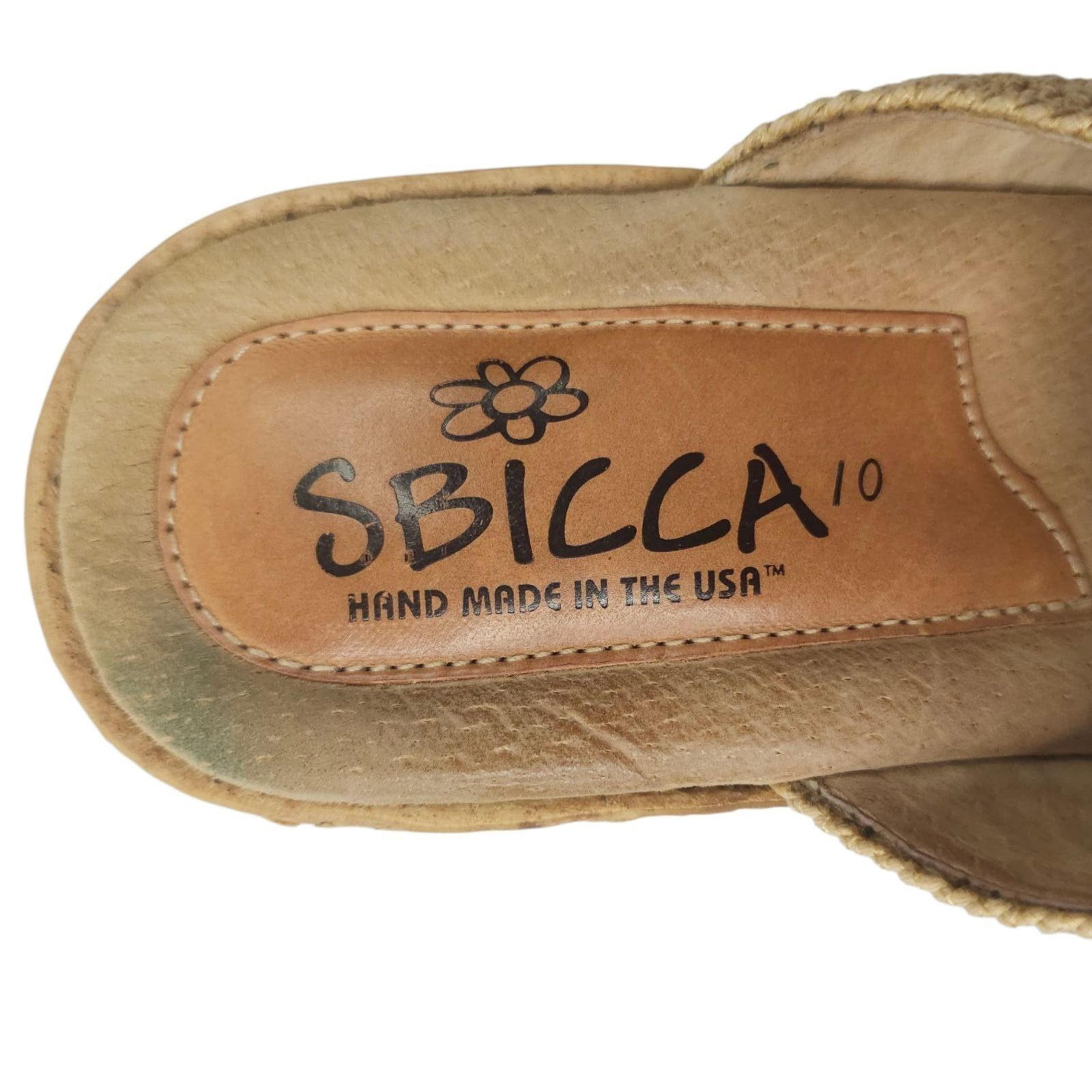 Other Sbicca Platform Wedge Slide Sandal 10 Espadrille Casual Slip Size US 10 / IT 40 - 8 Thumbnail