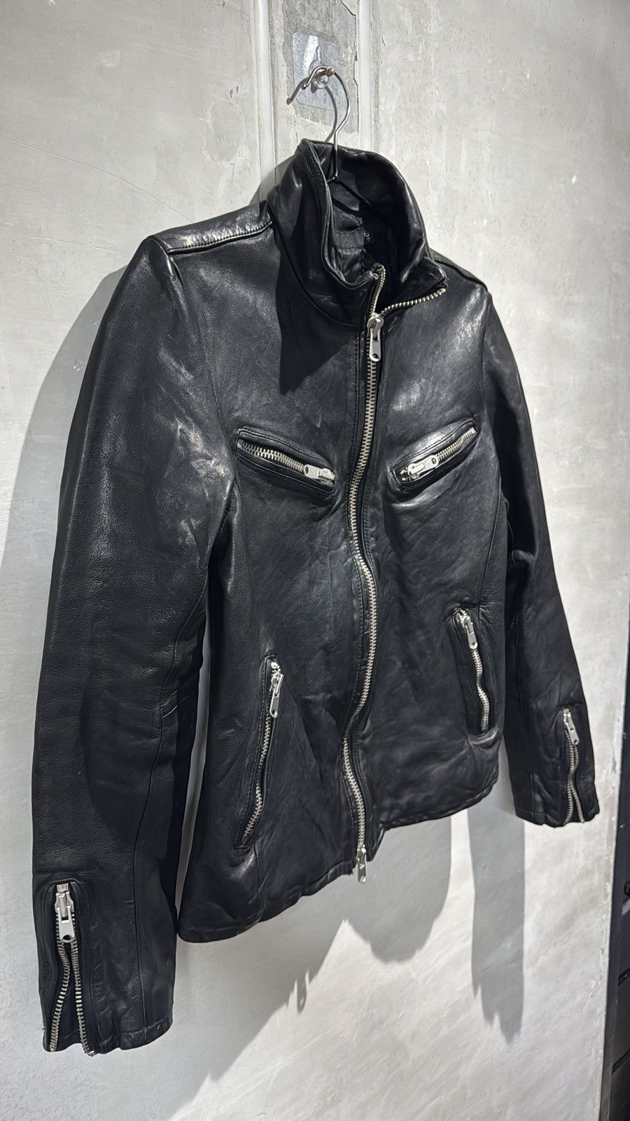 GOSTAR DE FUGA Rare Fuga Multi Zip Leather Jacket Size US M / EU 48-50 / 2 - 16 Thumbnail