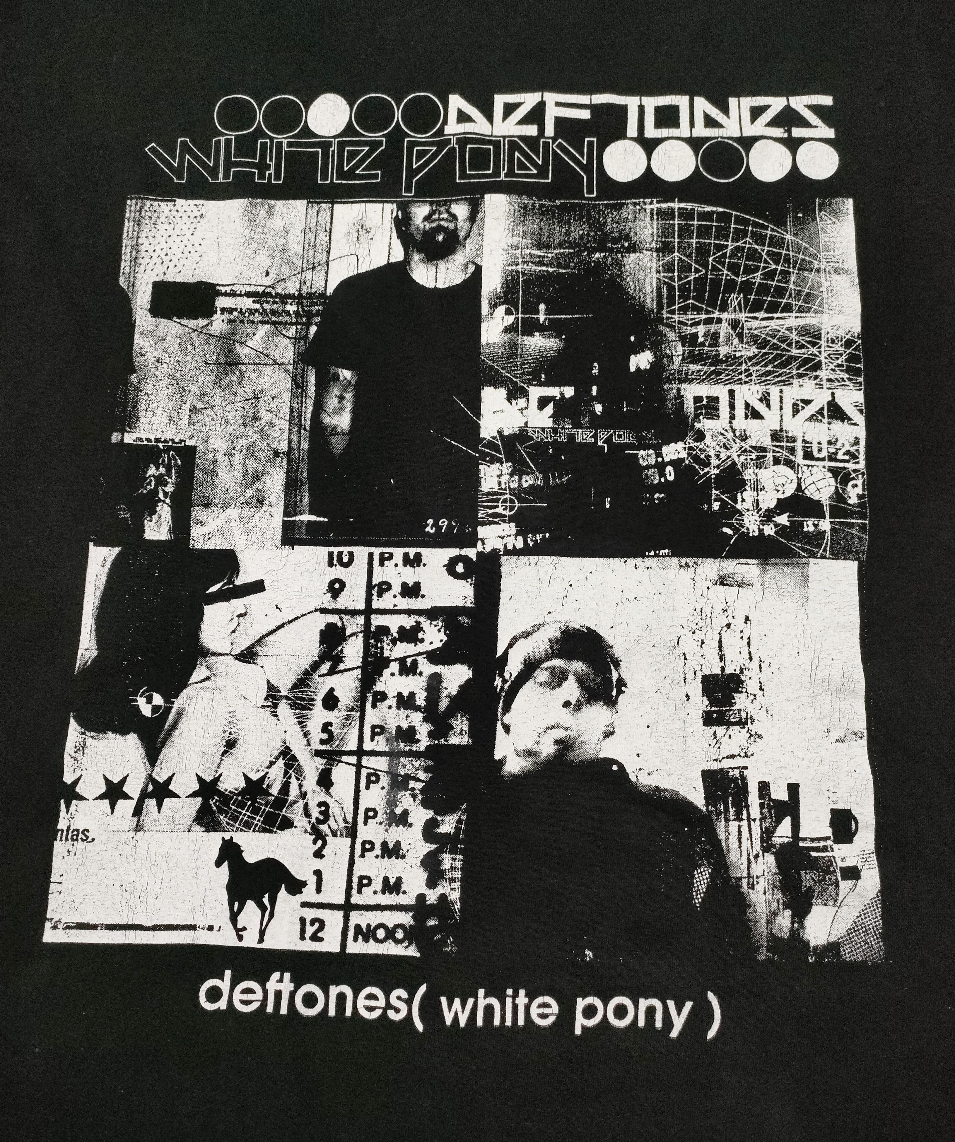 Band Tees RARE 00s Deftones White Pony Album Promo Tour T-Shirt Size US XL / EU 56 / 4 - 7 Thumbnail