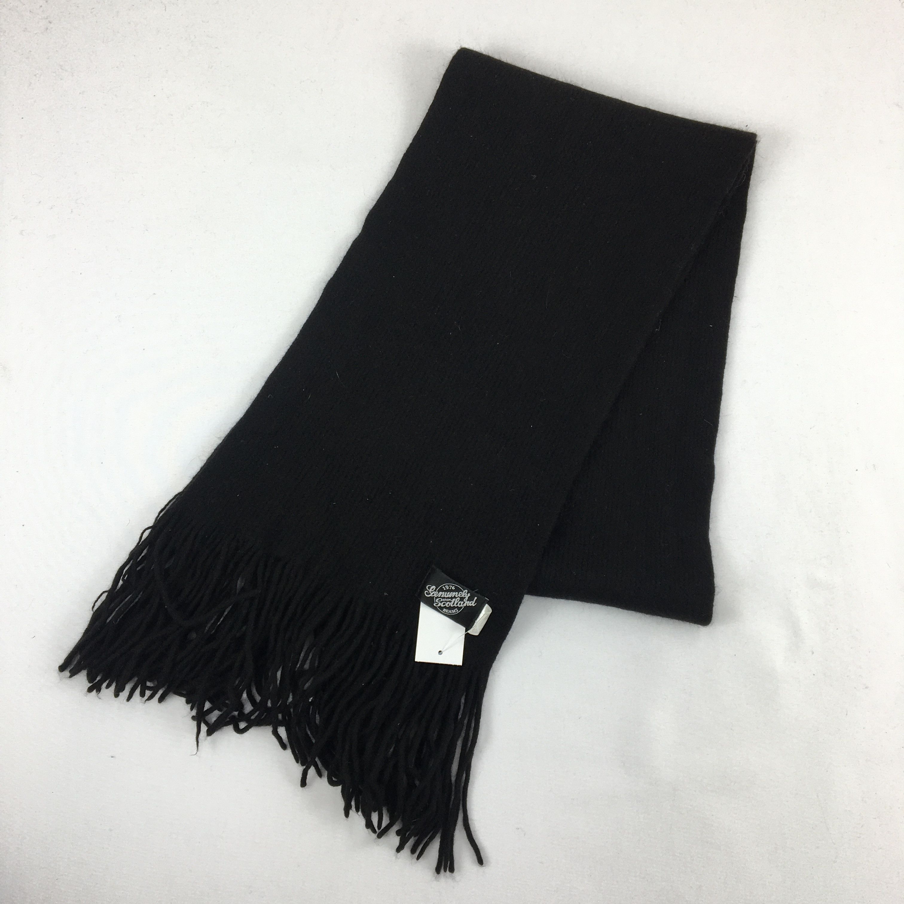 Beams Plus × Japanese Brand × Vintage Vintage Beams Japanes Scarf Muffler Wool Cashmere Scarves Size ONE SIZE - 3 Thumbnail