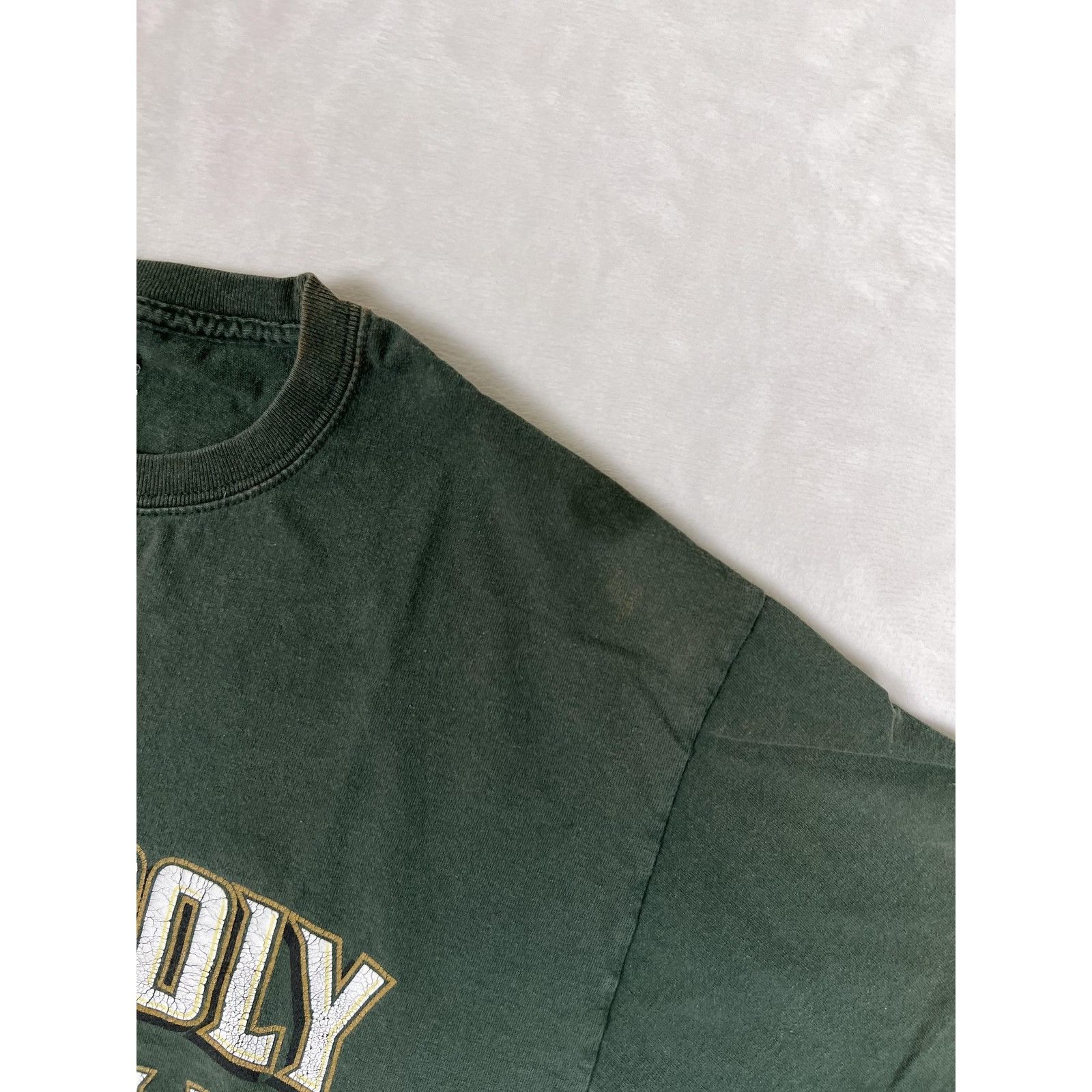 Champion Vintage Cal Poly Mustangs Shirt Mens M/L Green NCAA Football Size US M / EU 48-50 / 2 - 7 Thumbnail