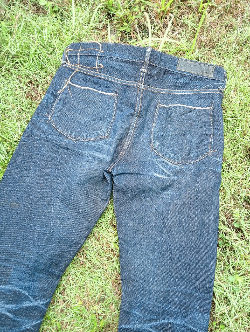 KURO JAPANESE KURO FIBRO SELVEDGE JEANS - MADE IN JAPAN Size US 32 / EU 48 - 14 Thumbnail