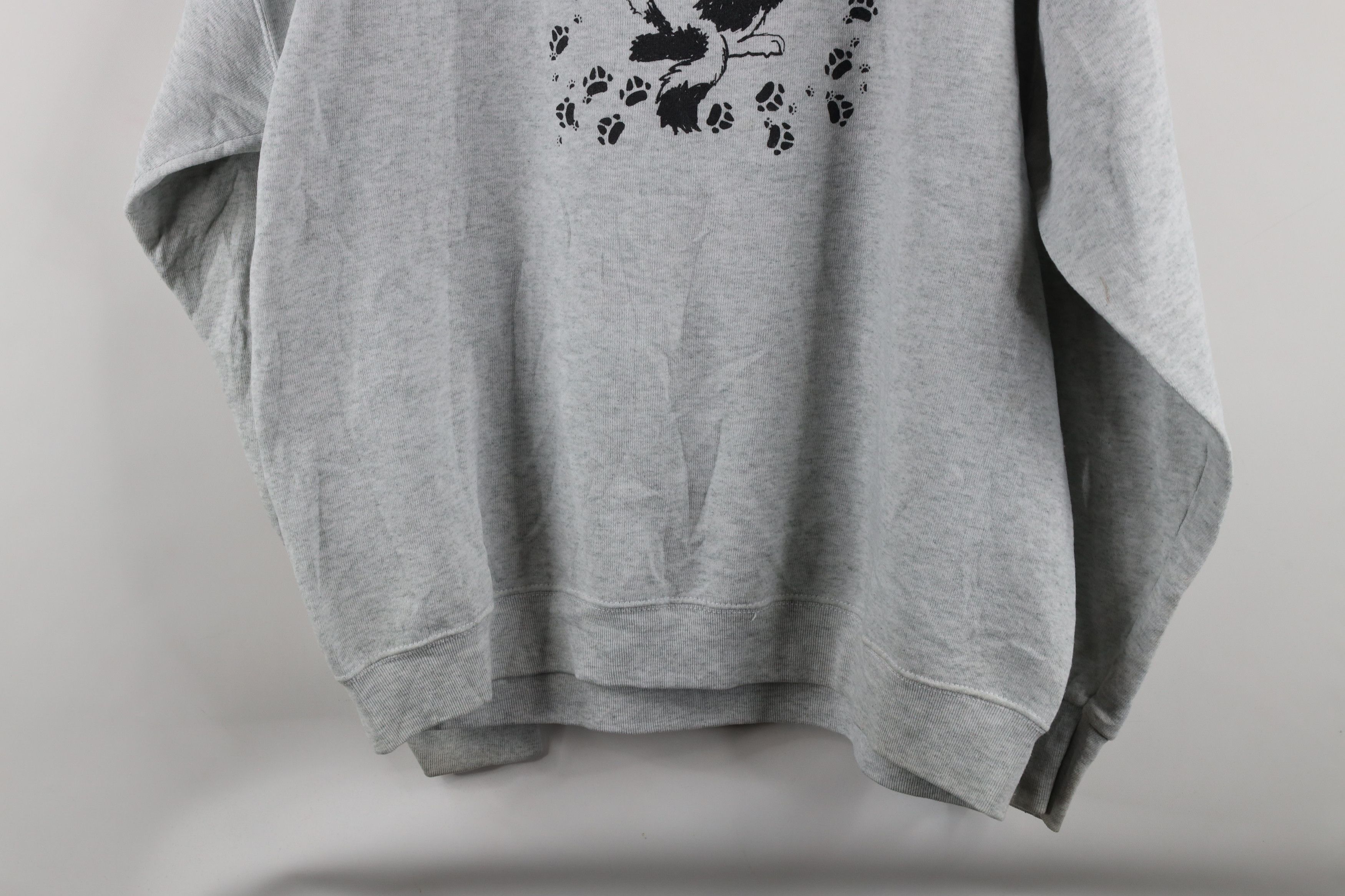 Vintage Vintage 90s Streetwear Humane Society Dog Cat Sweatshirt Size XL / US 12-14 / IT 48-50 - 16 Thumbnail