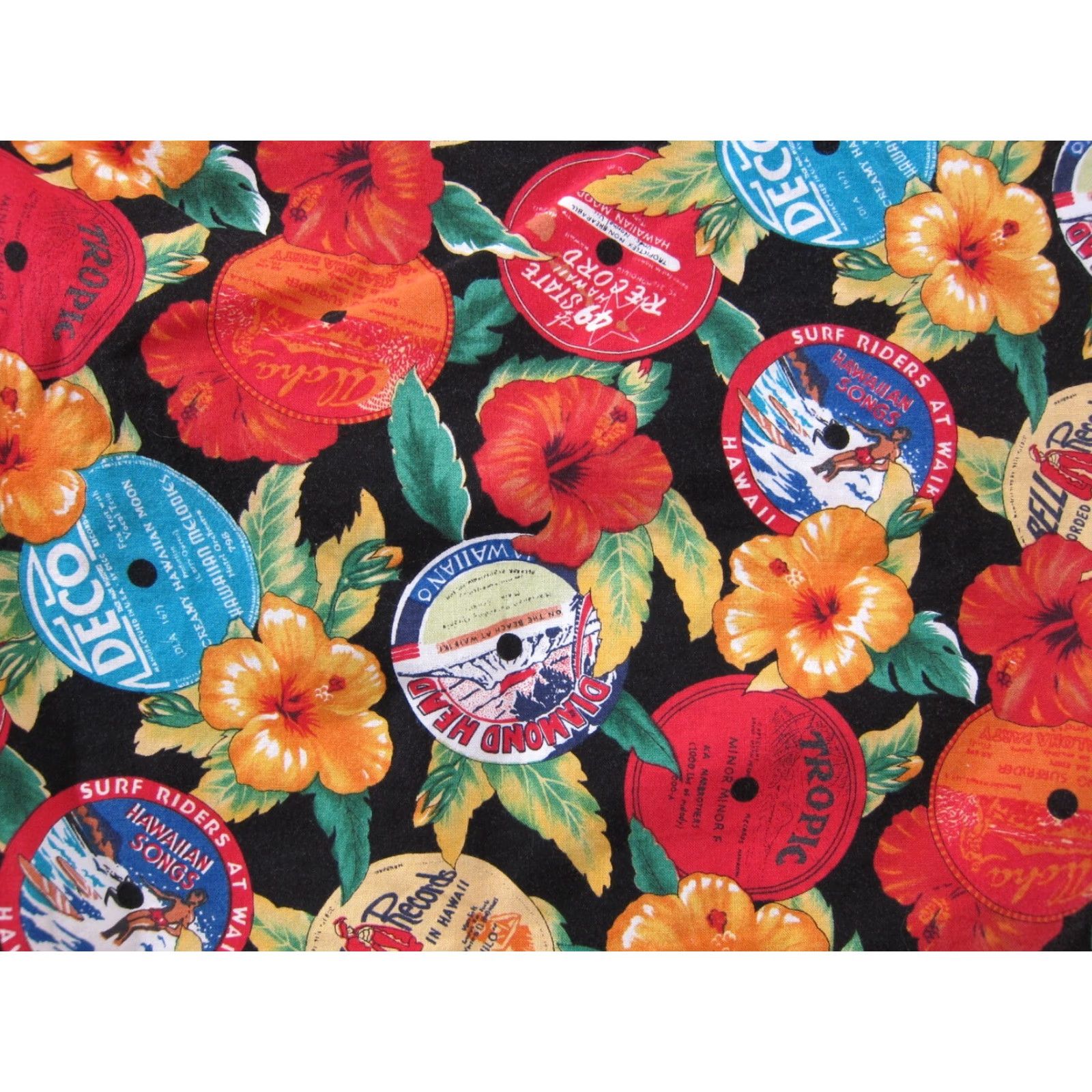 Vintage VINTAGE Apparel Pro Cotton Pocket Black Floral Hawaiian Scrub Shirt 2X Women Size US XXL / EU 58 / 5 - 5 Thumbnail