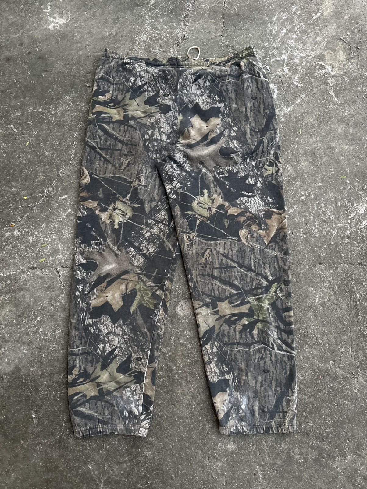 Carhartt × Wrangler (36-40x32) Crazy Vintage Distressed Faded Camo Baggy Pants Size US 36 / EU 52 - 9 Thumbnail