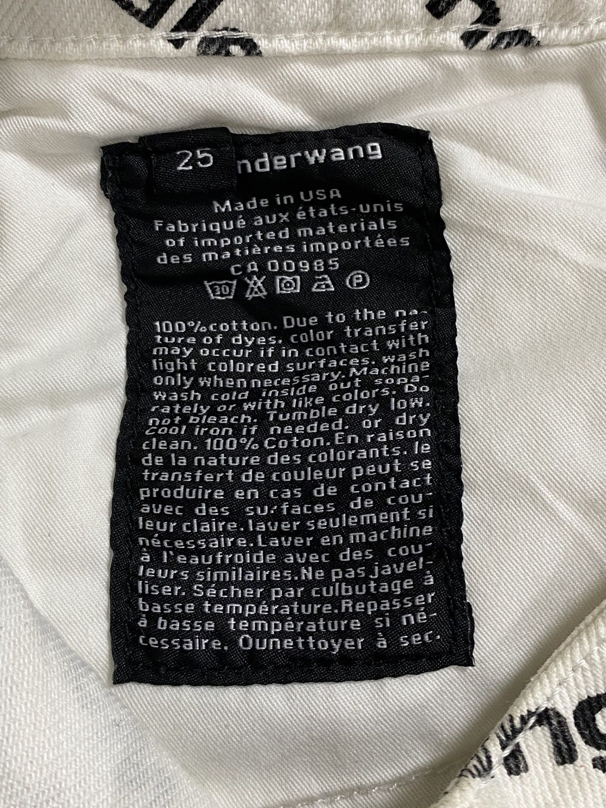 Alexander Wang Alexander wang logo print jeans Size US 26 / EU 42 - 10 Thumbnail