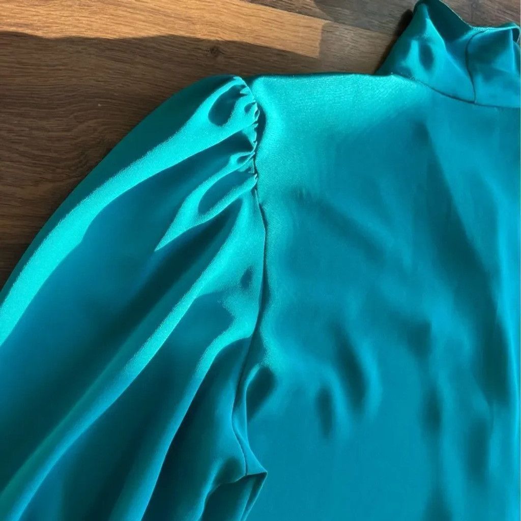 Other Vintage French Blouse w/ Scalloped Collar Size S / US 4 / IT 40 - 9 Thumbnail