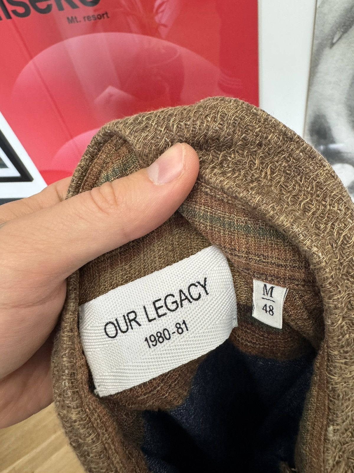 Our Legacy Our Legacy Button Up Shirt Indigo Brown Casual Luxury rare Size US M / EU 48-50 / 2 - 4 Thumbnail