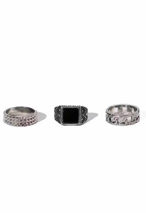 Jewelry × Vintage Self Making Ring Set in Silver Size ONE SIZE - 2 Thumbnail