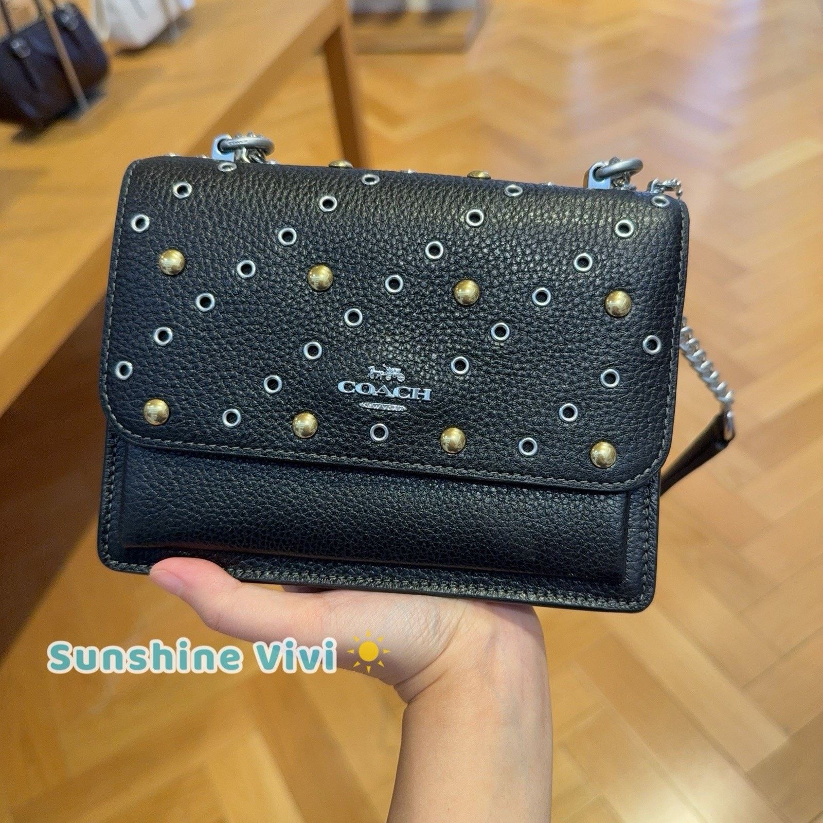 Coach NWT Bundle Coach Mini Klare Rivets CCE10 & CCL78 Snap Wallet Size ONE SIZE - 4 Thumbnail
