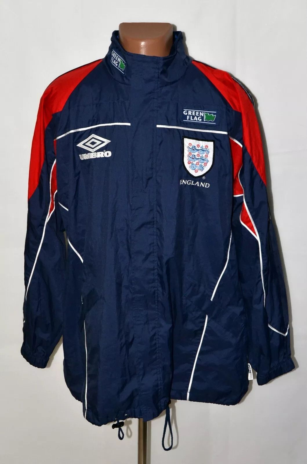 ENGLAND 1997/1998 PRESENTATION JACKET UMBRO SIZE XL ADULT