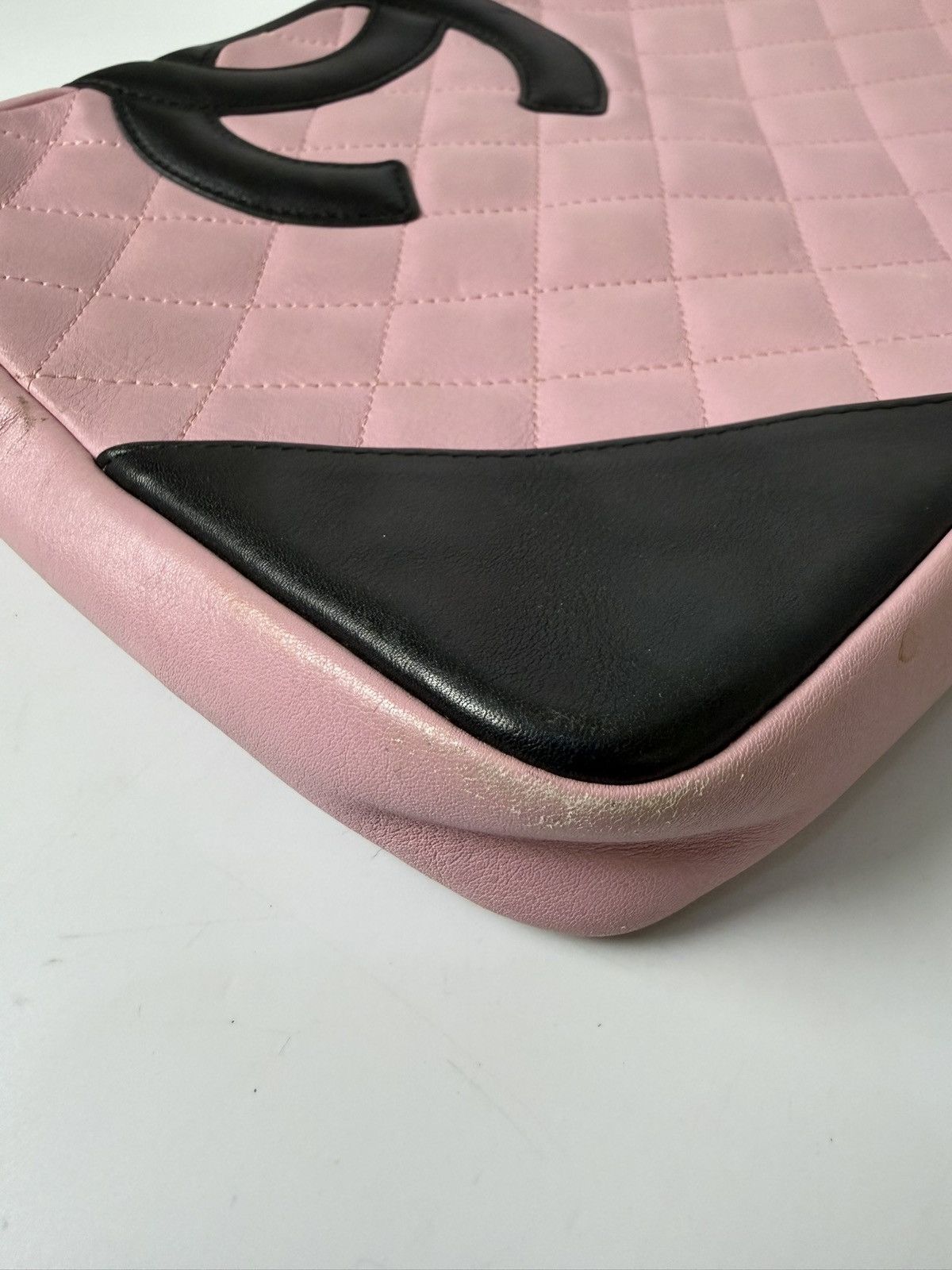 Chanel 2003 Chanel Pink Cambon Ligne Messenger Bag Size ONE SIZE - 8 Thumbnail