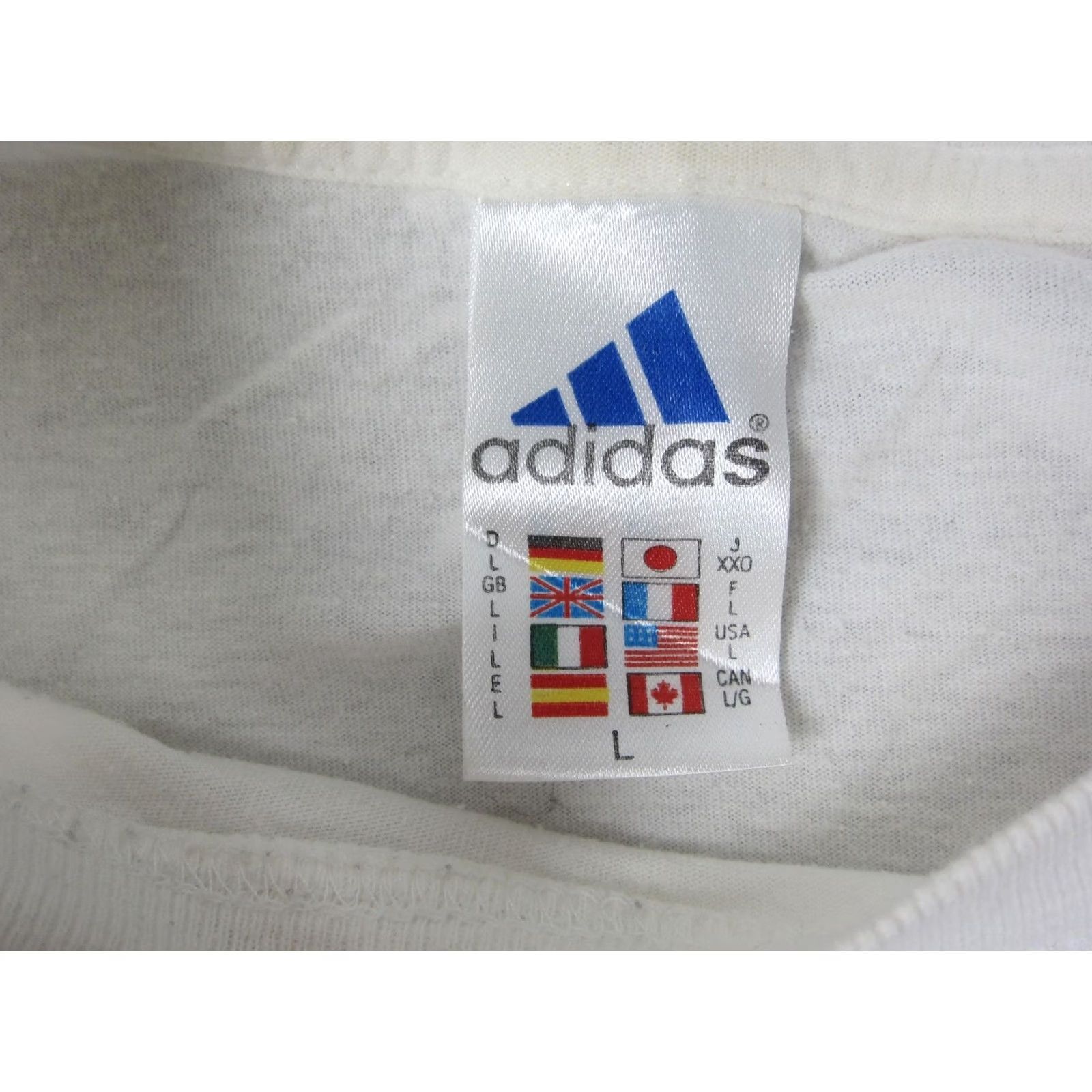 Adidas Vintage Adidas Shirt L Mens White Athens Greece Marathon Alpha Y2K Olympics Size US L / EU 52-54 / 3 - 4 Thumbnail