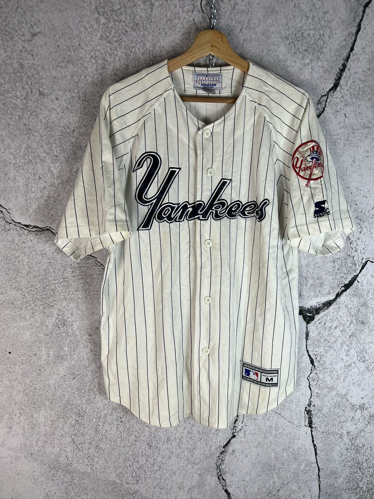 Vintage Vintage 90s New York Yankees Starter Baseball Jersey Grailed