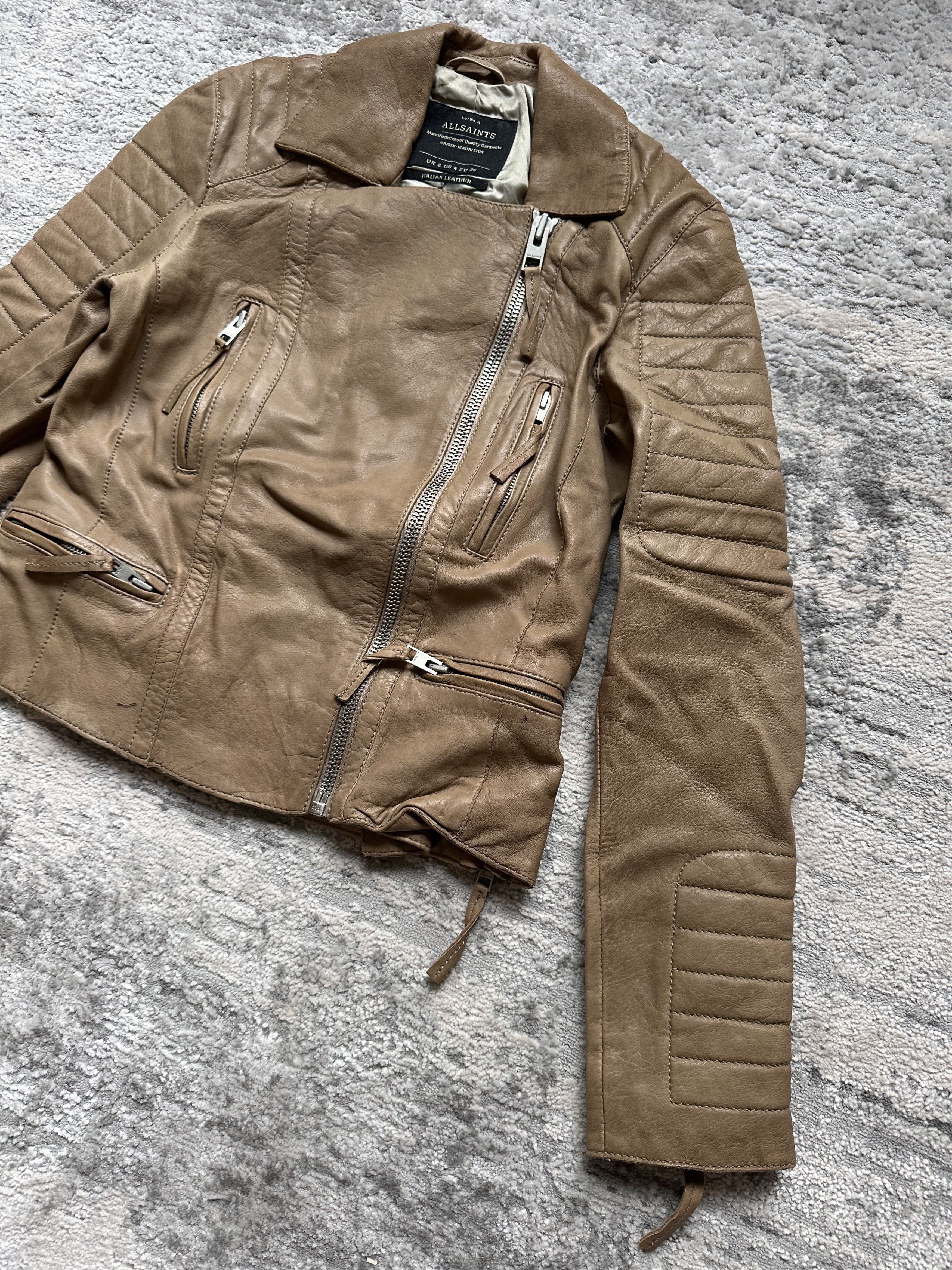 Allsaints Allsaints distressed leather jacket Size S / US 4 / IT 40 - 3 Thumbnail