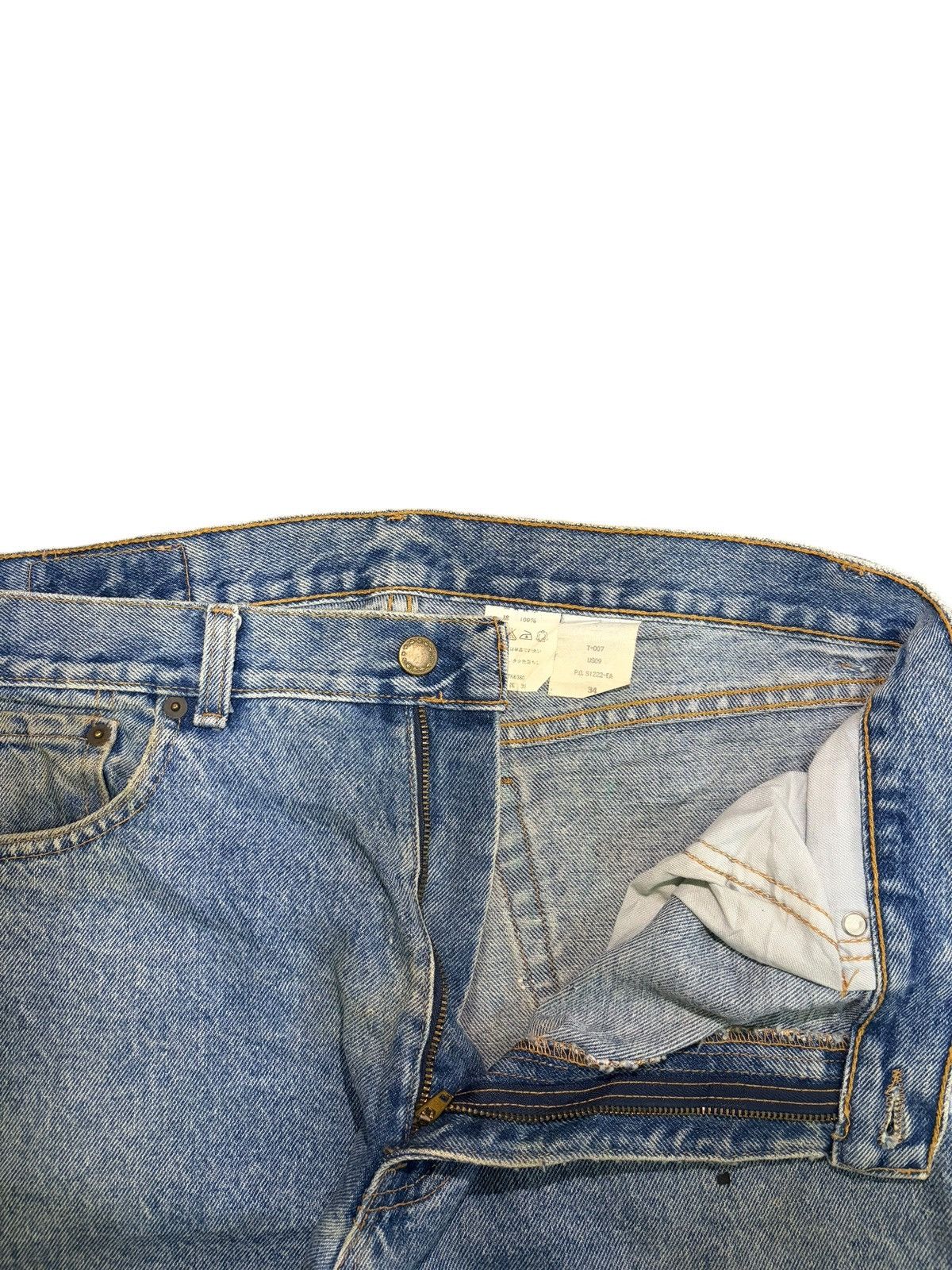 Edwin Vintage Japanese Brand Mud Wash Loose Jeans Size US 34 / EU 50 - 5 Thumbnail