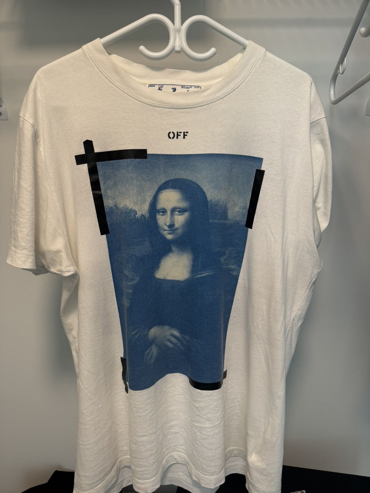 Off-White SS21 Off-White Mona Lisa Tee White Size US L / EU 52-54 / 3 - 1 Thumbnail